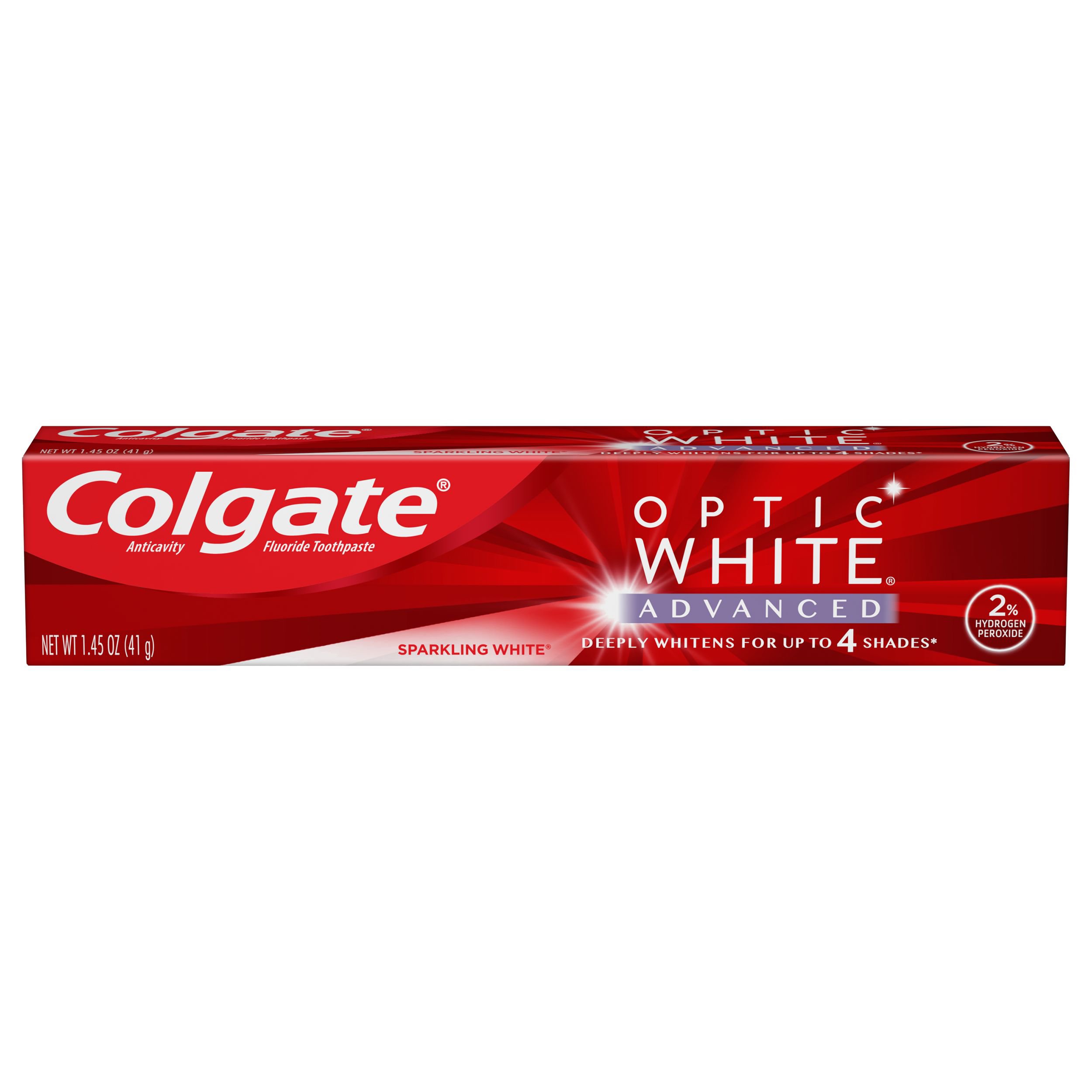 Colgate Optic White Advanced Anticavity Toothpaste Sparkling White