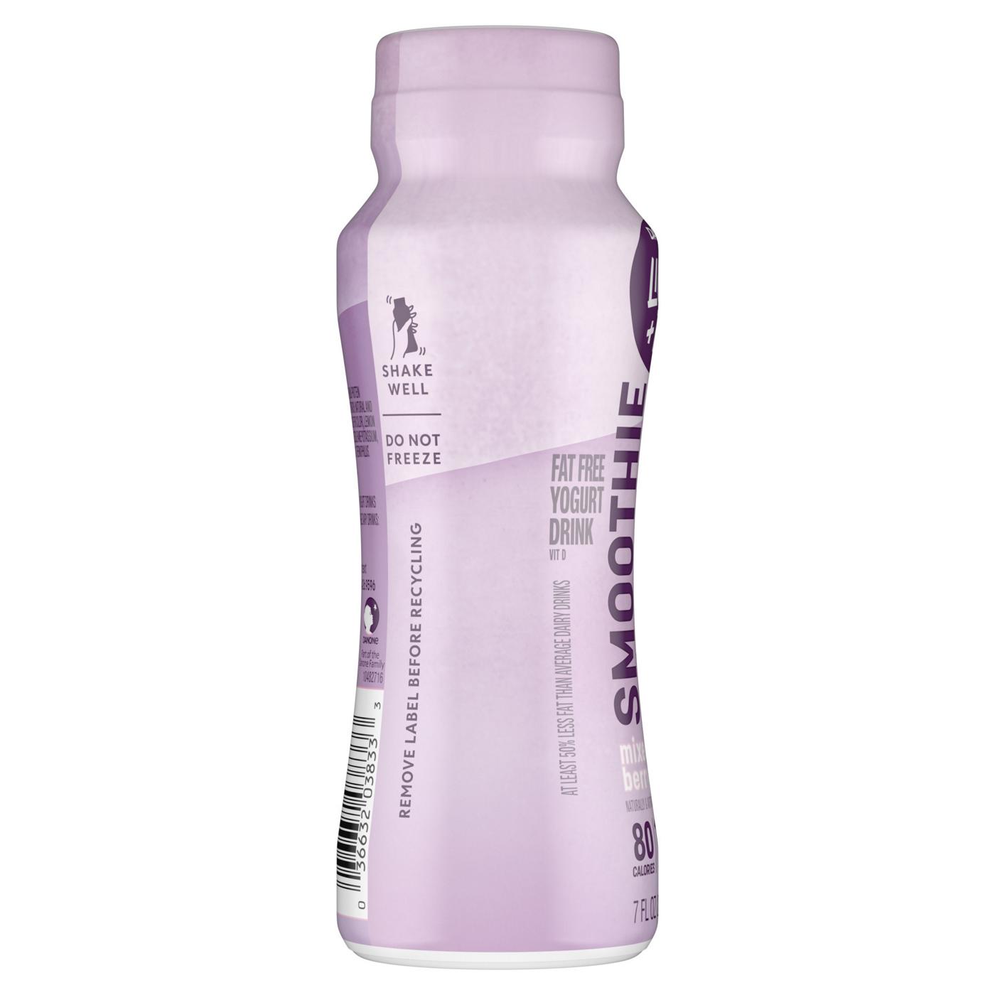 Dannon Light & Fit Non-Fat Mixed Berry Protein Smoothie Yogurt Drink ...