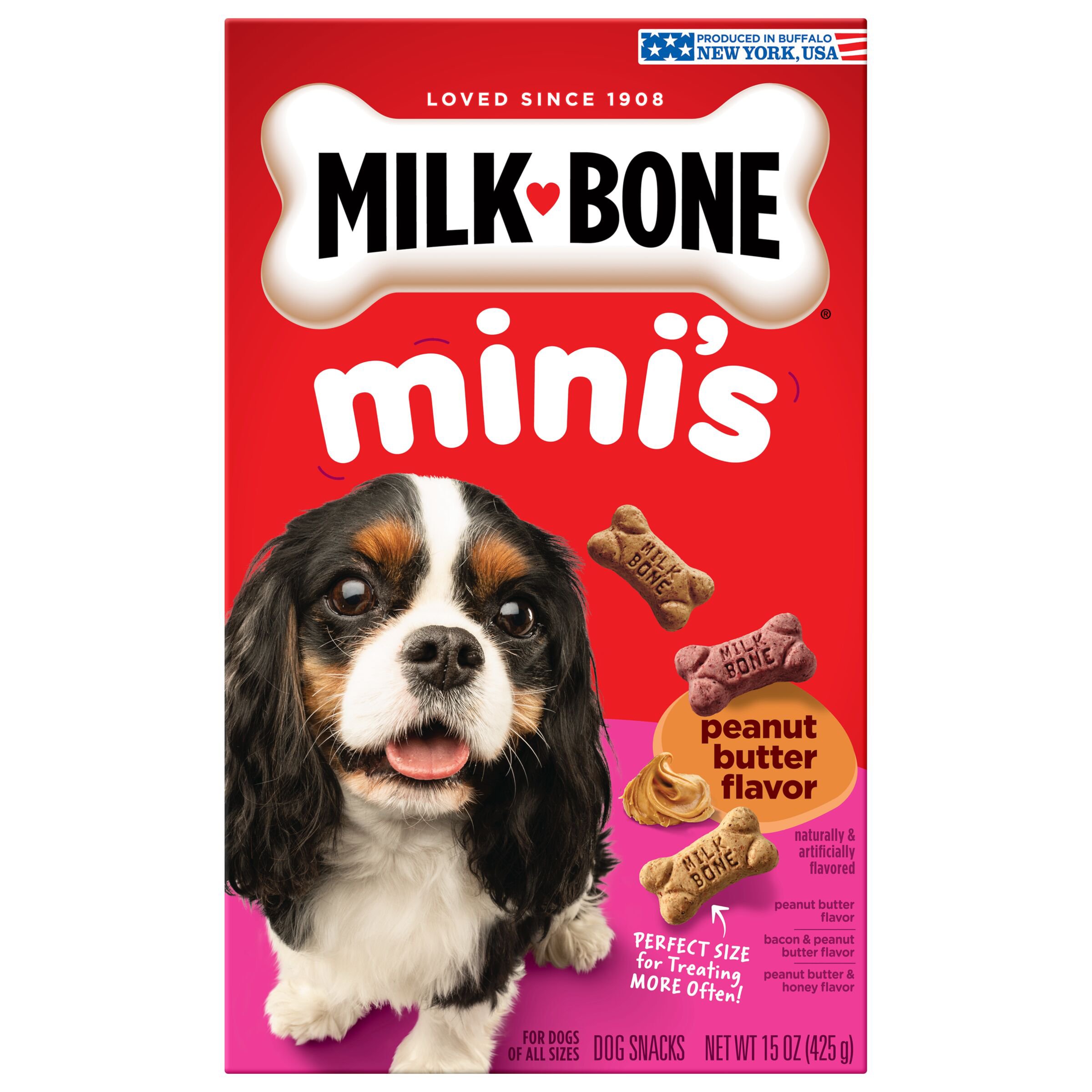 MilkBone Mini's Peanut Butter Flavor Dog Biscuits Variety Pack Shop Dogs at HEB