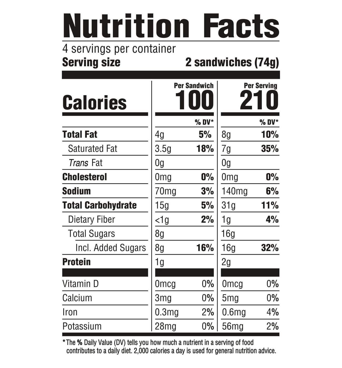 So Delicious Coconut Milk Vanilla Mini Vegan Sandwiches; image 3 of 7