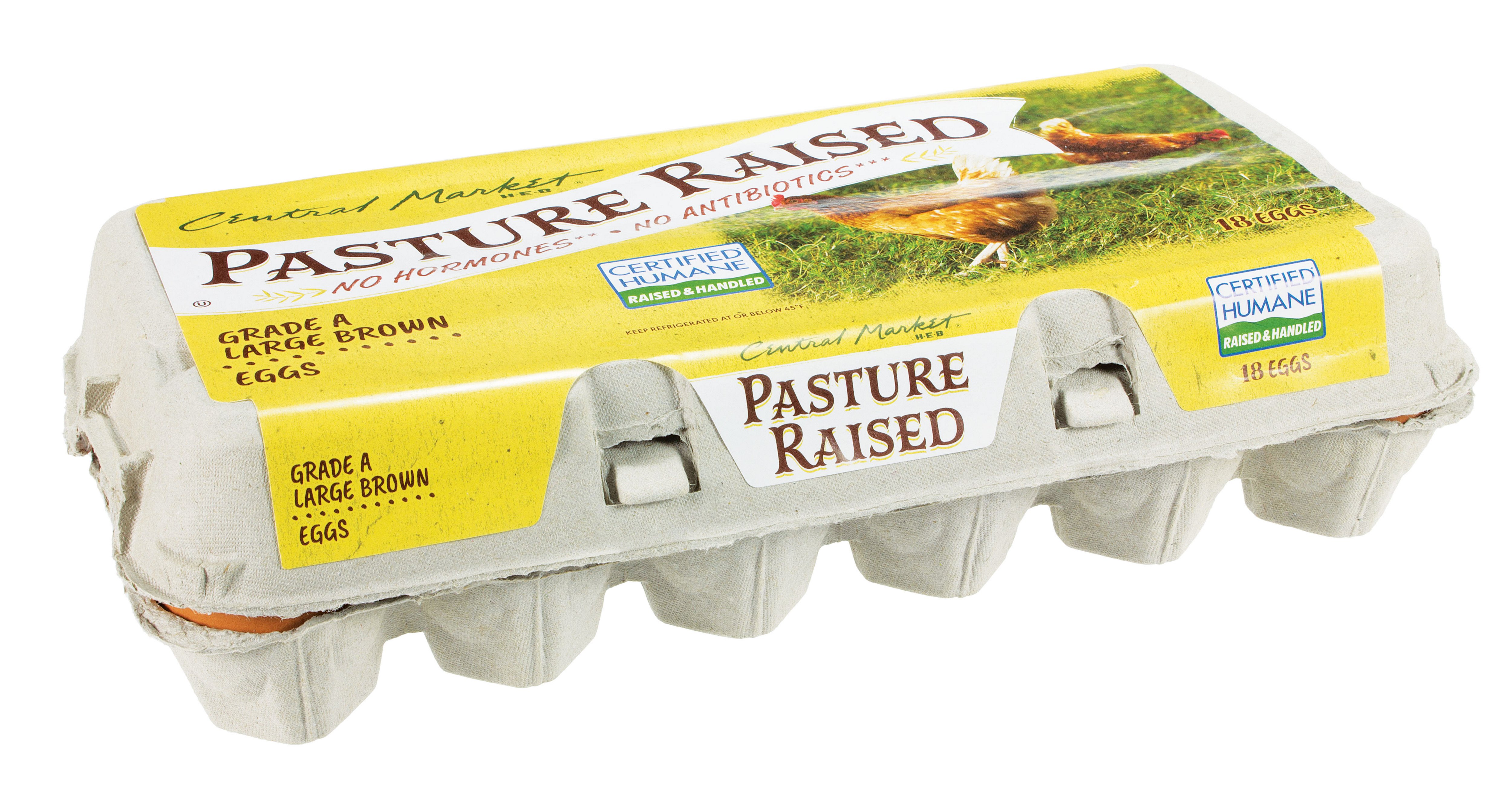 Central Market Pasture Raised Large Brown Eggs - Shop Eggs & Egg  Substitutes at H-E-B