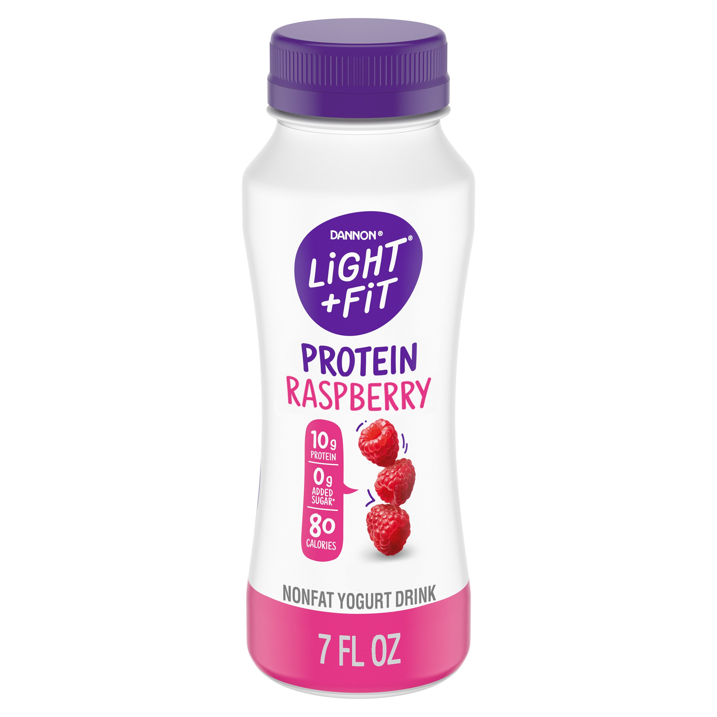 Dannon Light & Fit Protein Smoothie NonFat Raspberry Yogurt Drink