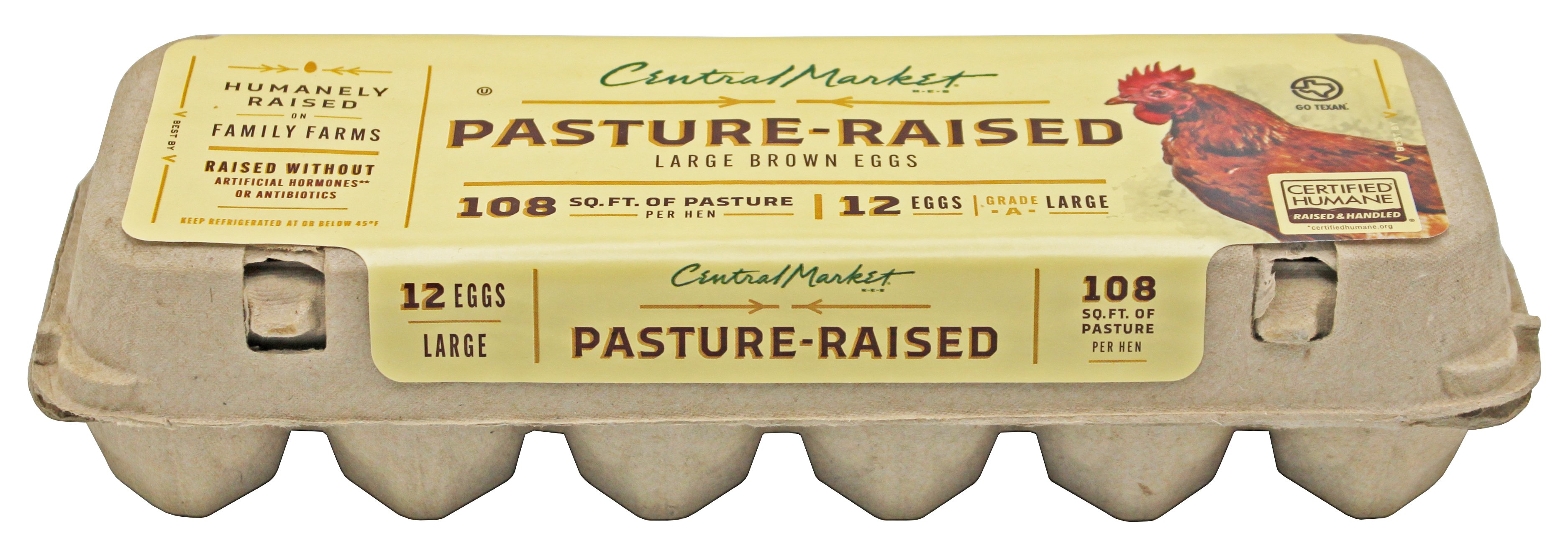 Local Grass-Fed Pasture Raised Eggs (Large), 1 dozen, Coastal Hill Farm