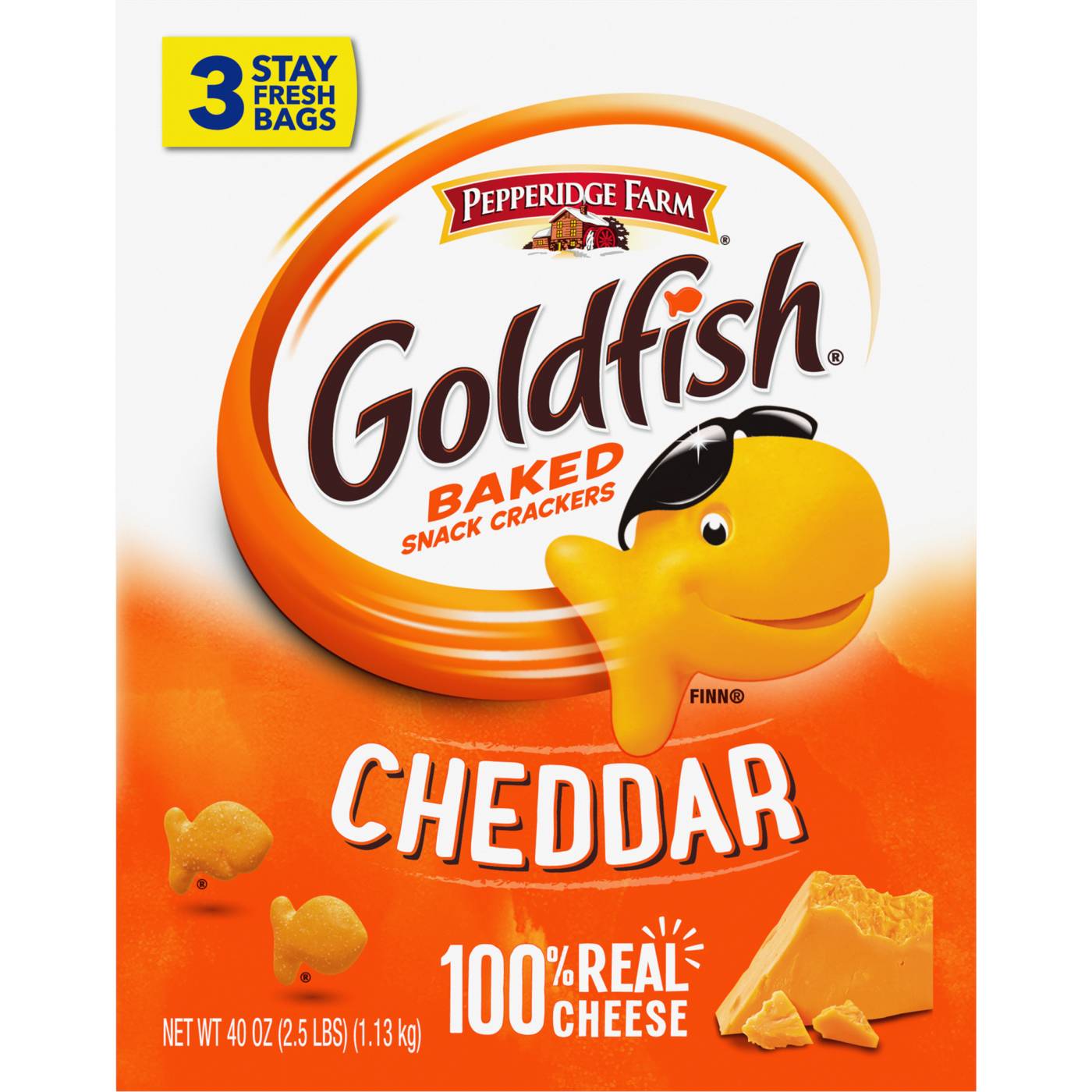 Pepperidge Farm Goldfish Cheddar Crackers; image 4 of 5