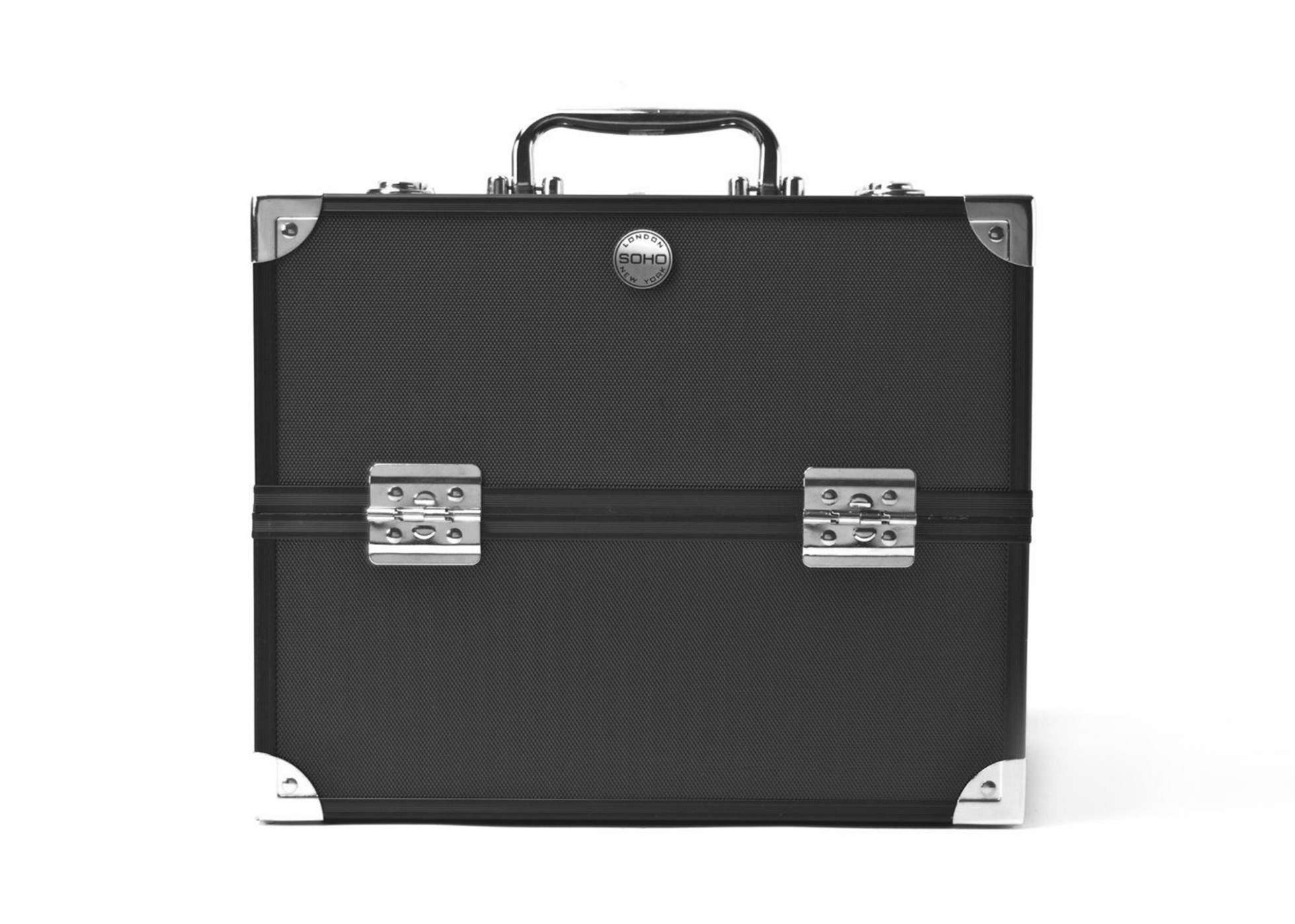 Soho Pro Texture Diamond Black Train Case Shop Makeup Bags at HEB