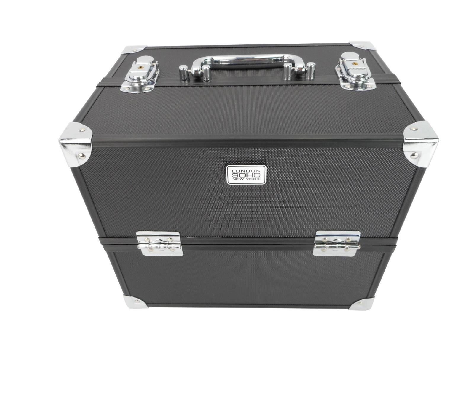 Soho Pro Texture Diamond Black Train Case Shop Makeup Bags at HEB