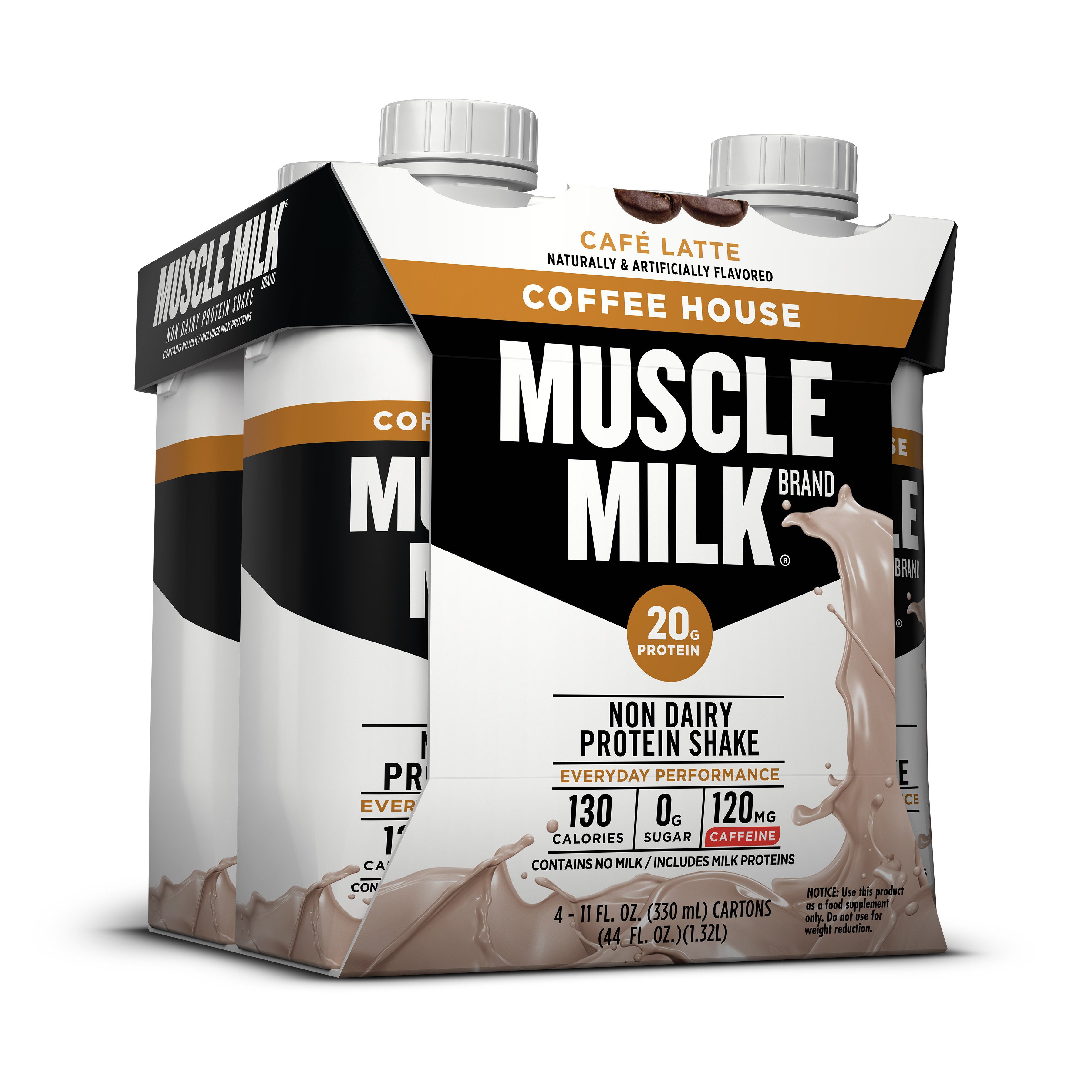 Muscle Milk Cafe Latte Protein Shake 4 pk Shop Diet
