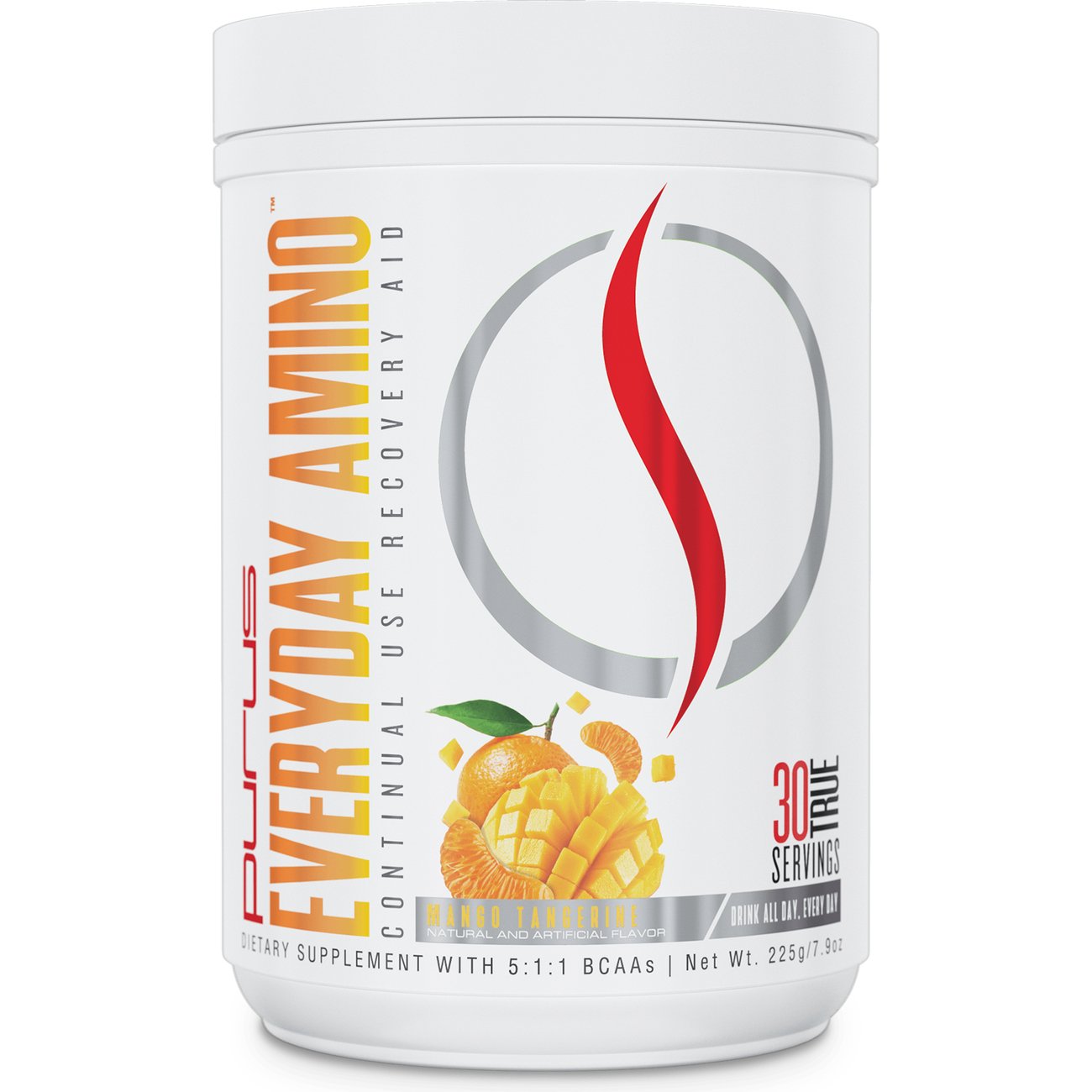 Purus Everyday Amino - Mango Tangerine, 7.9 oz