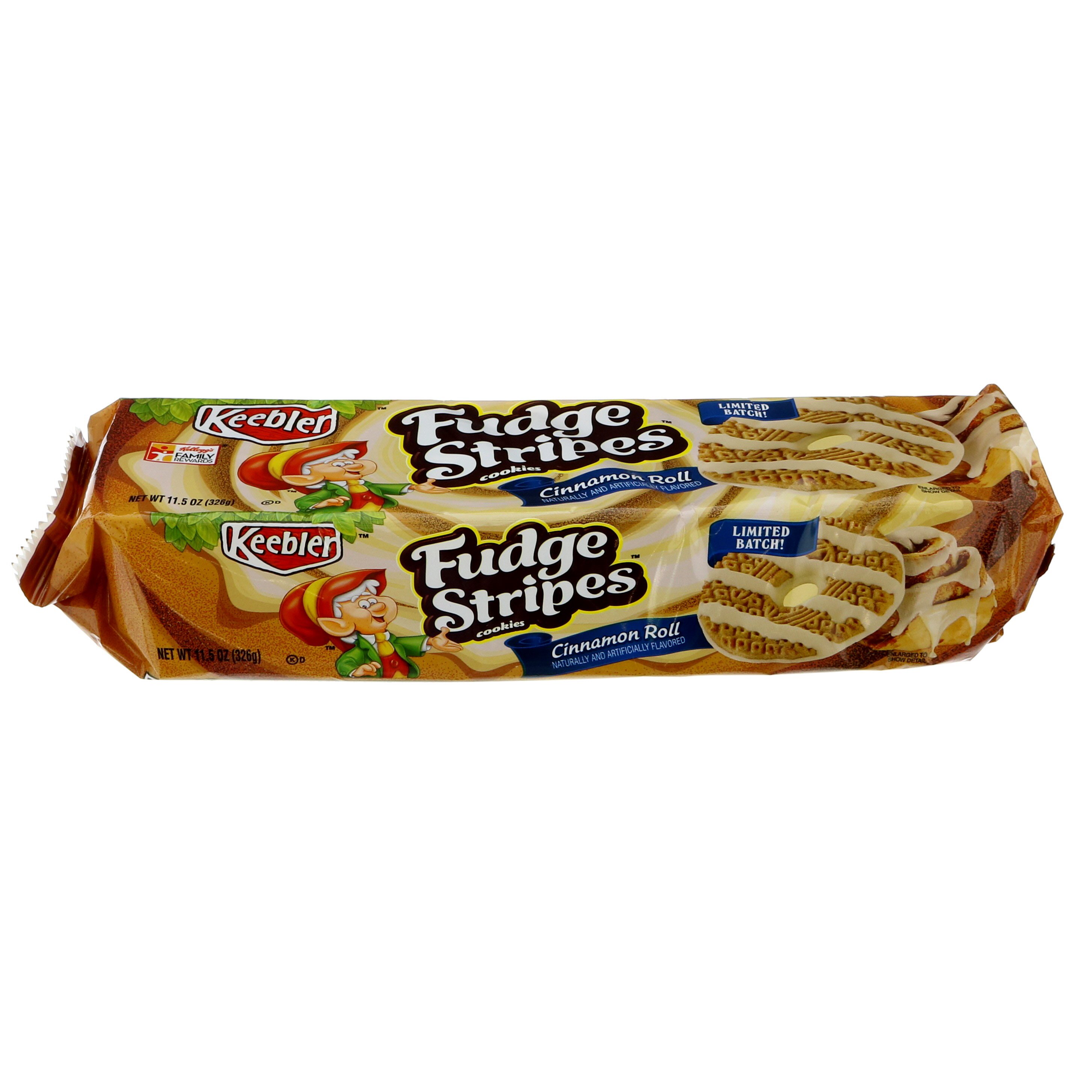 Keebler Fudge Stripes Cinnamon Roll Cookies - Shop Cookies At H-E-B