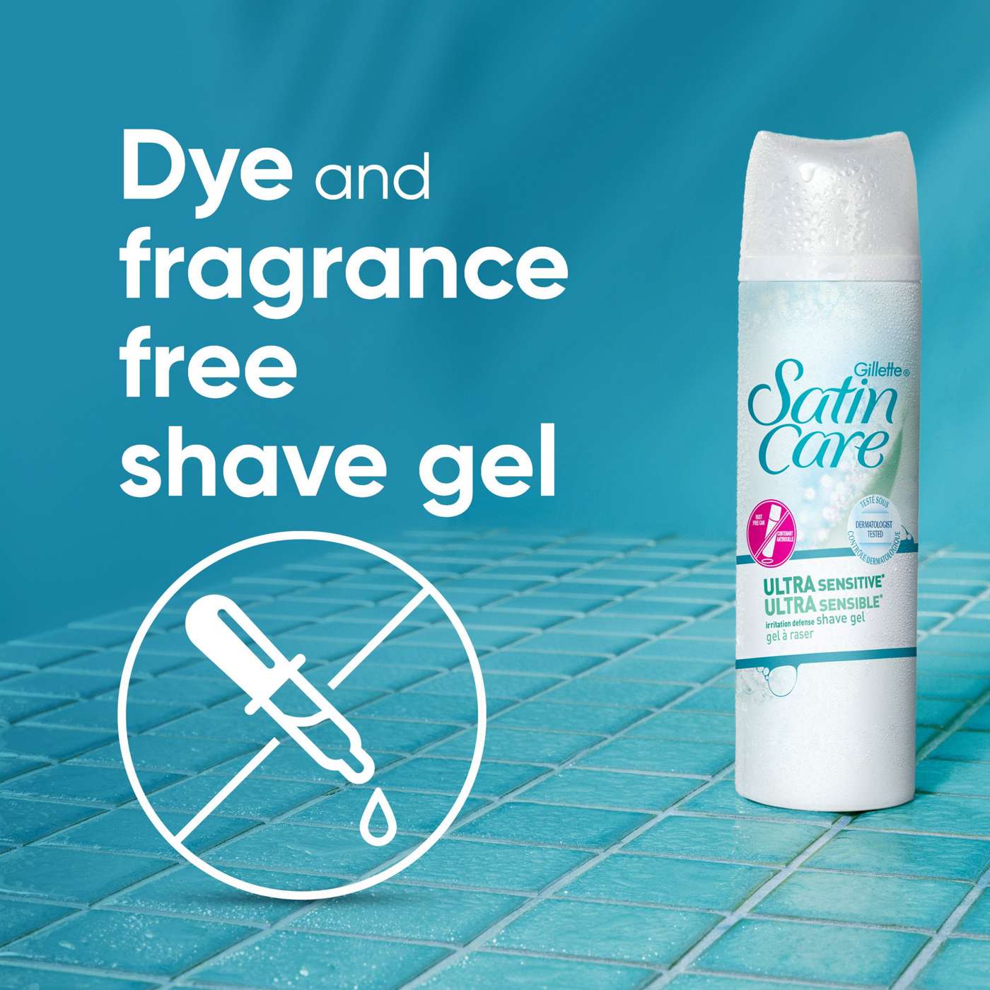 Gillette Satin Care Shave Gel - Ultra Sensitive; image 5 of 8