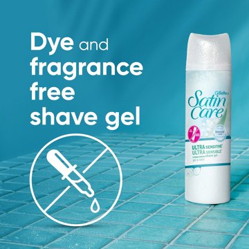 Gillette Satin Care Shave Gel - Ultra Sensitive, 7 oz