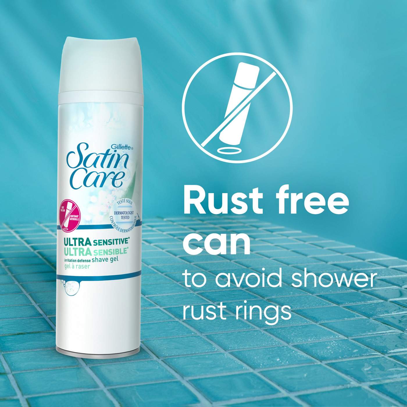 Gillette Satin Care Shave Gel - Ultra Sensitive; image 8 of 8