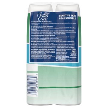 Gillette Satin Care Shave Gel - Sensitive Skin, 2 pk