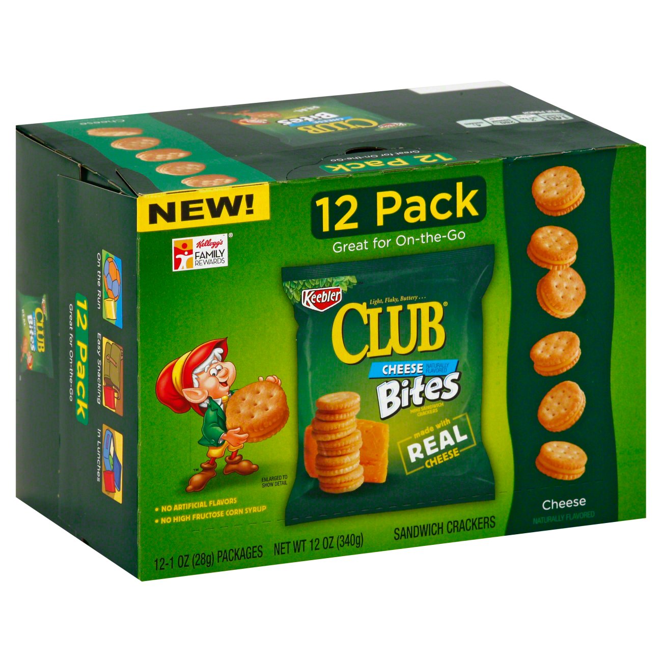 Keebler Club Cheese Bites Shop Crackers & Breadsticks at HEB