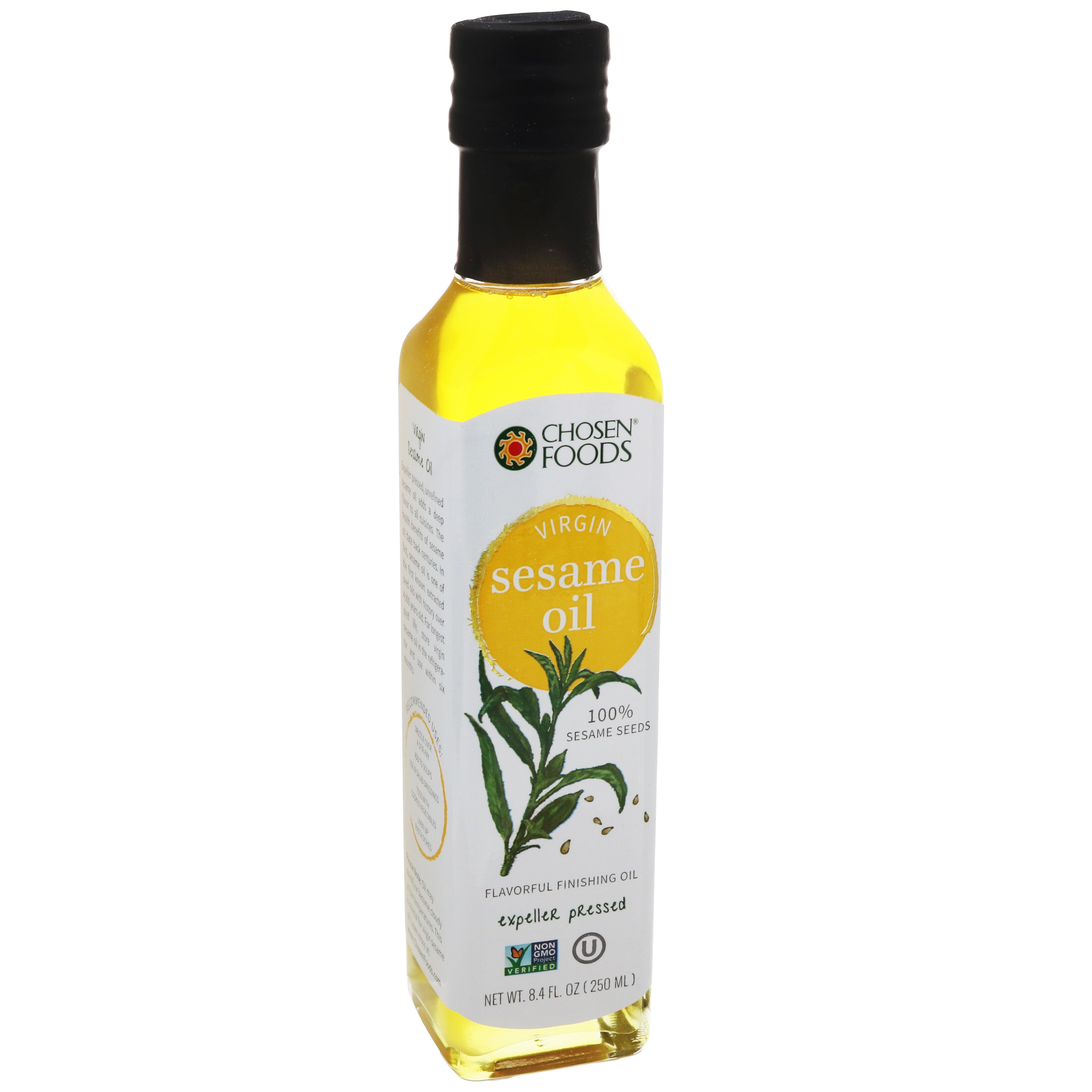 Chosen Foods Virgin Sesame Oil Shop Oils at HEB
