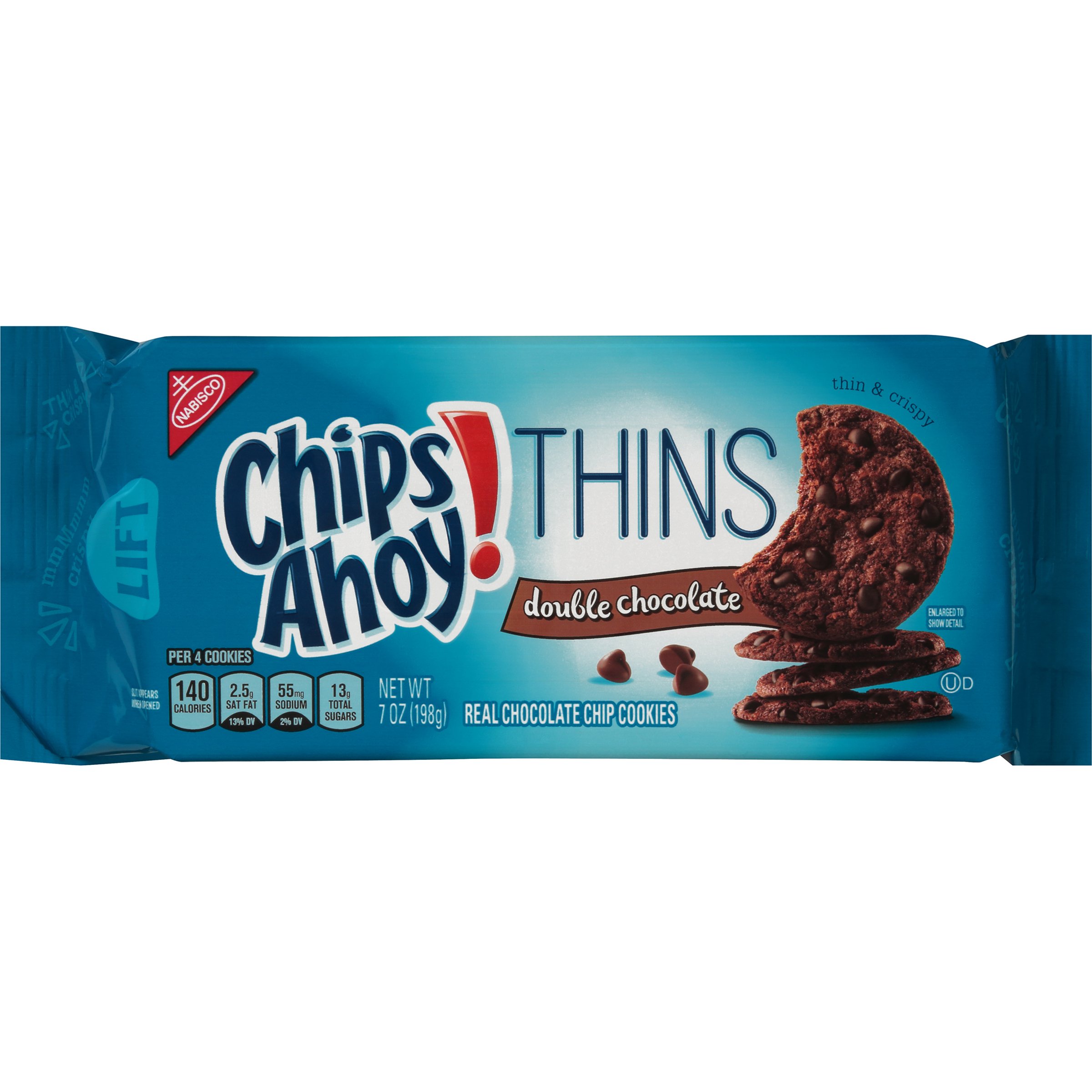 Nabisco Chips Ahoy! Thins Double Chocolate Cookies Shop Snacks