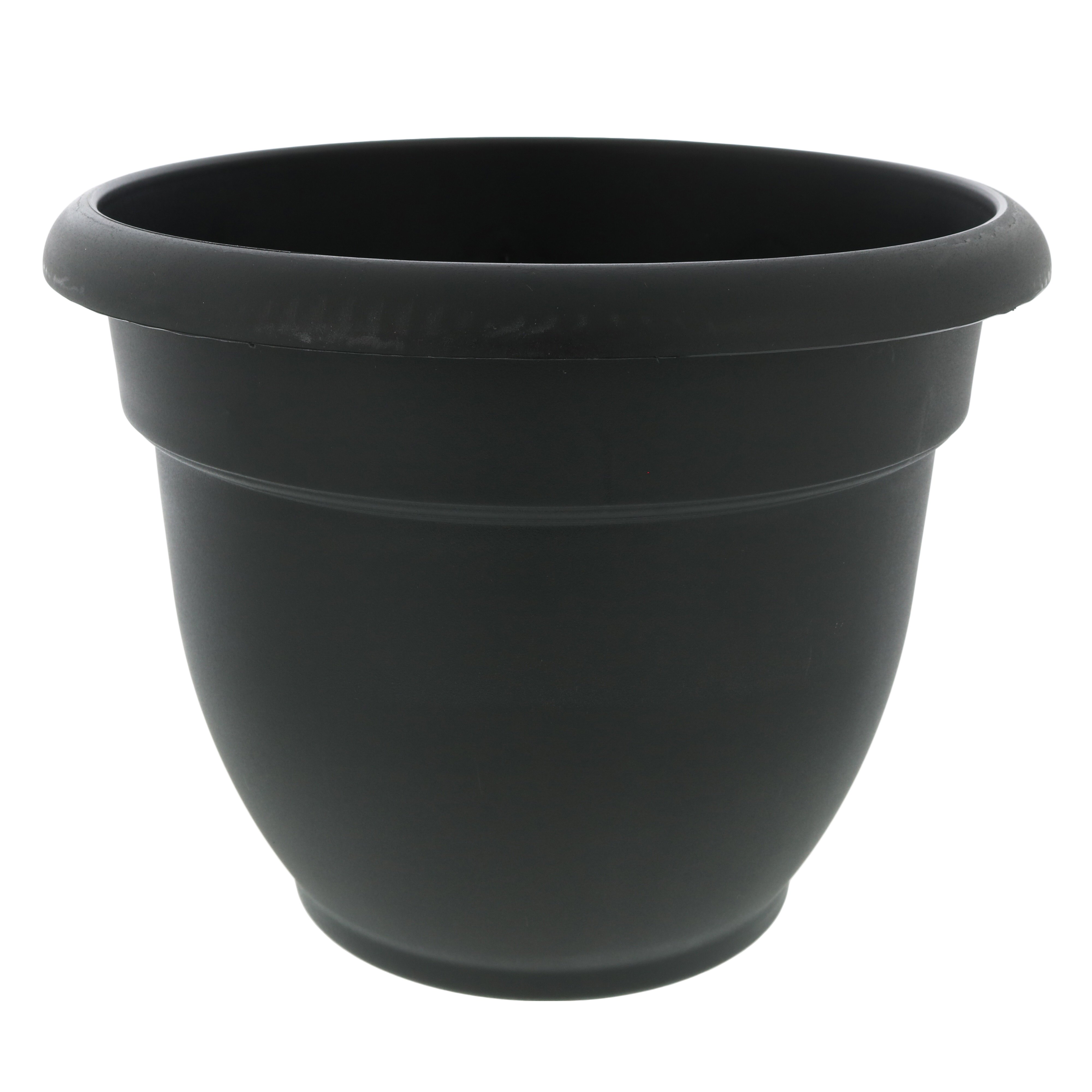 Bloem 12 Inch Ariana Planter With Self‑Watering Disk, Black - Shop ...