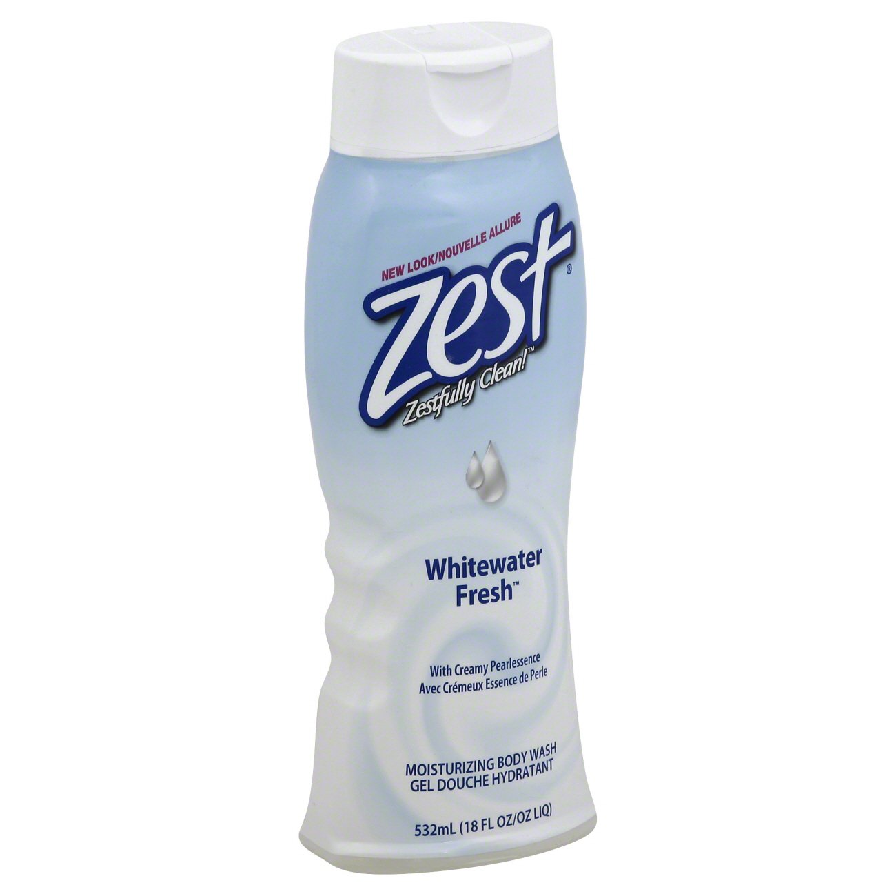 Zest Indulgence Body Wash Whitewater Lily & Jojoba Oil Shop Cleansers