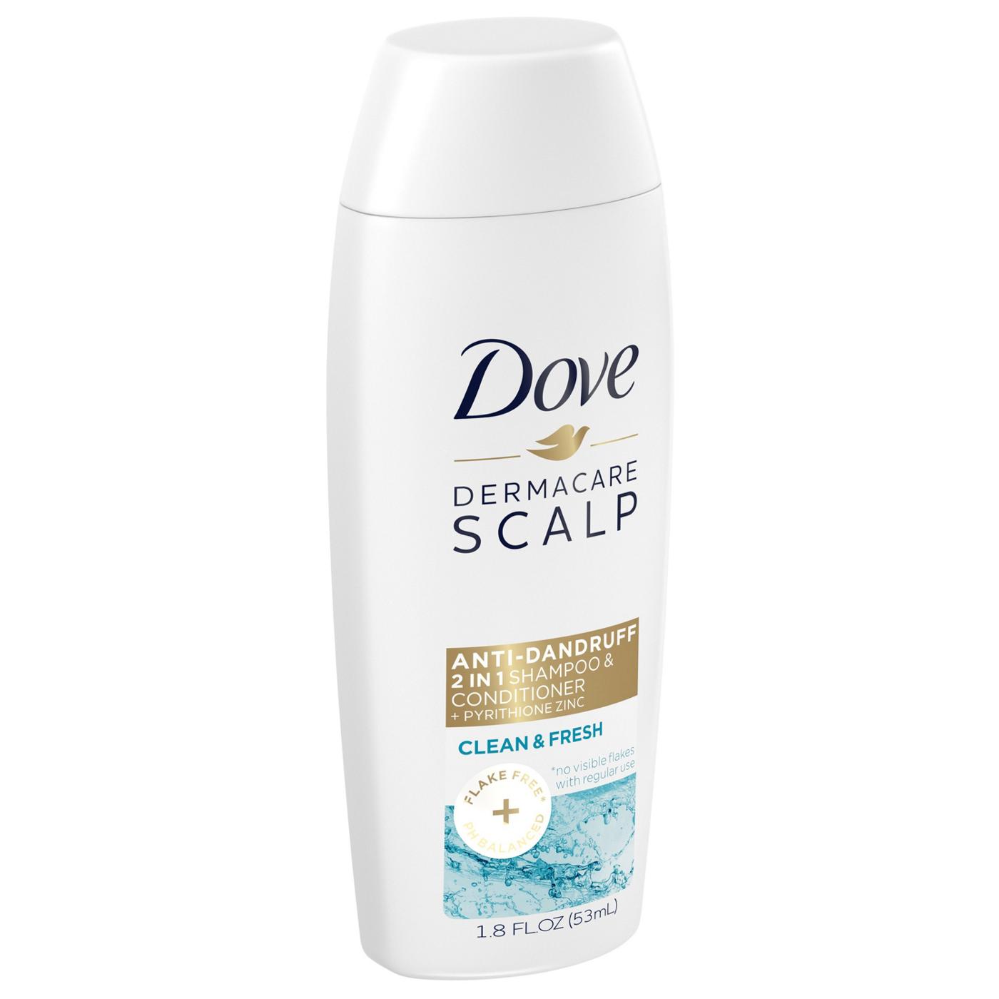 Dove Travel Size Pure Daily Care Shampoo & Conditioner; image 3 of 4