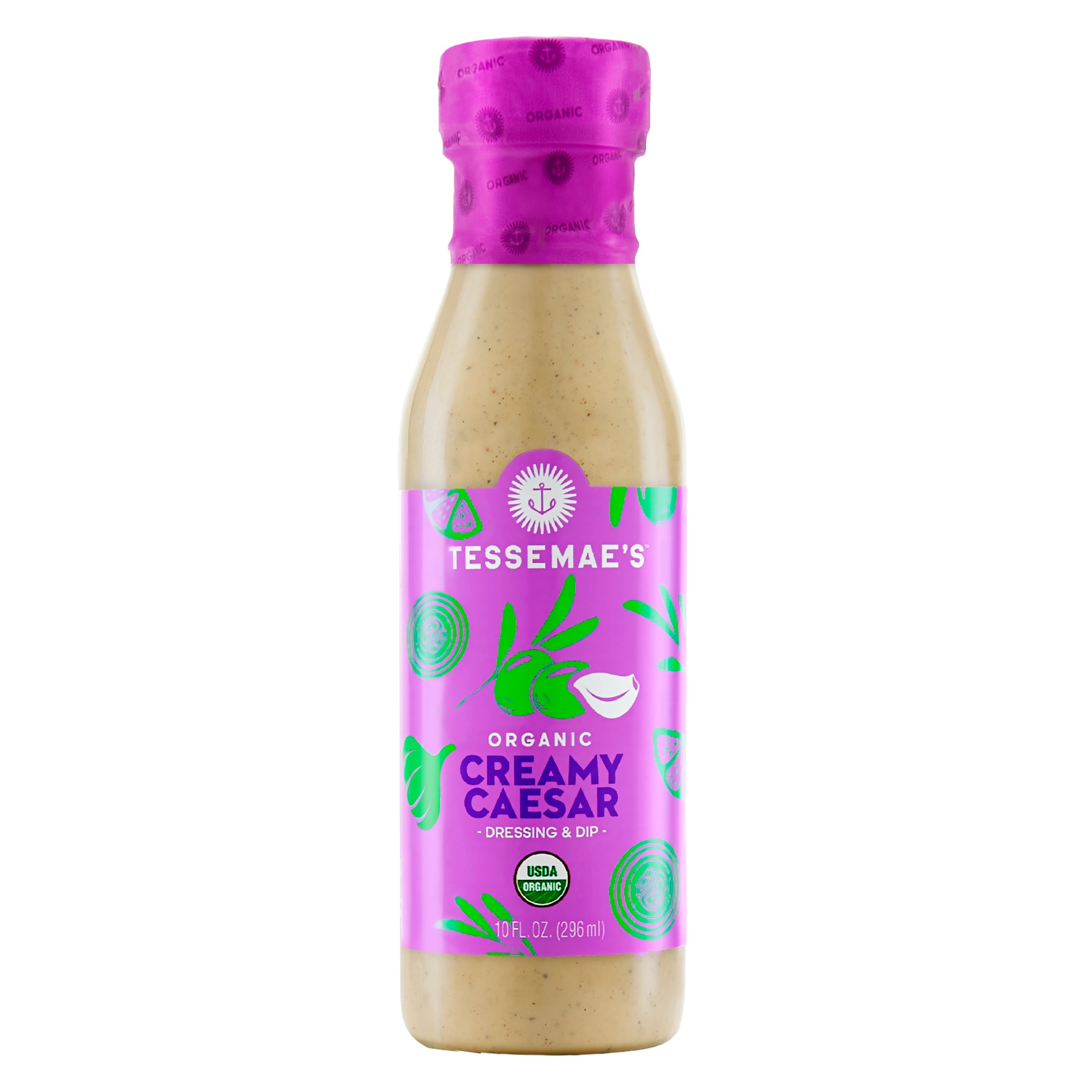 TESSEMAE'S Organic Creamy Caesar Dressing (Sold Cold) Shop Salad