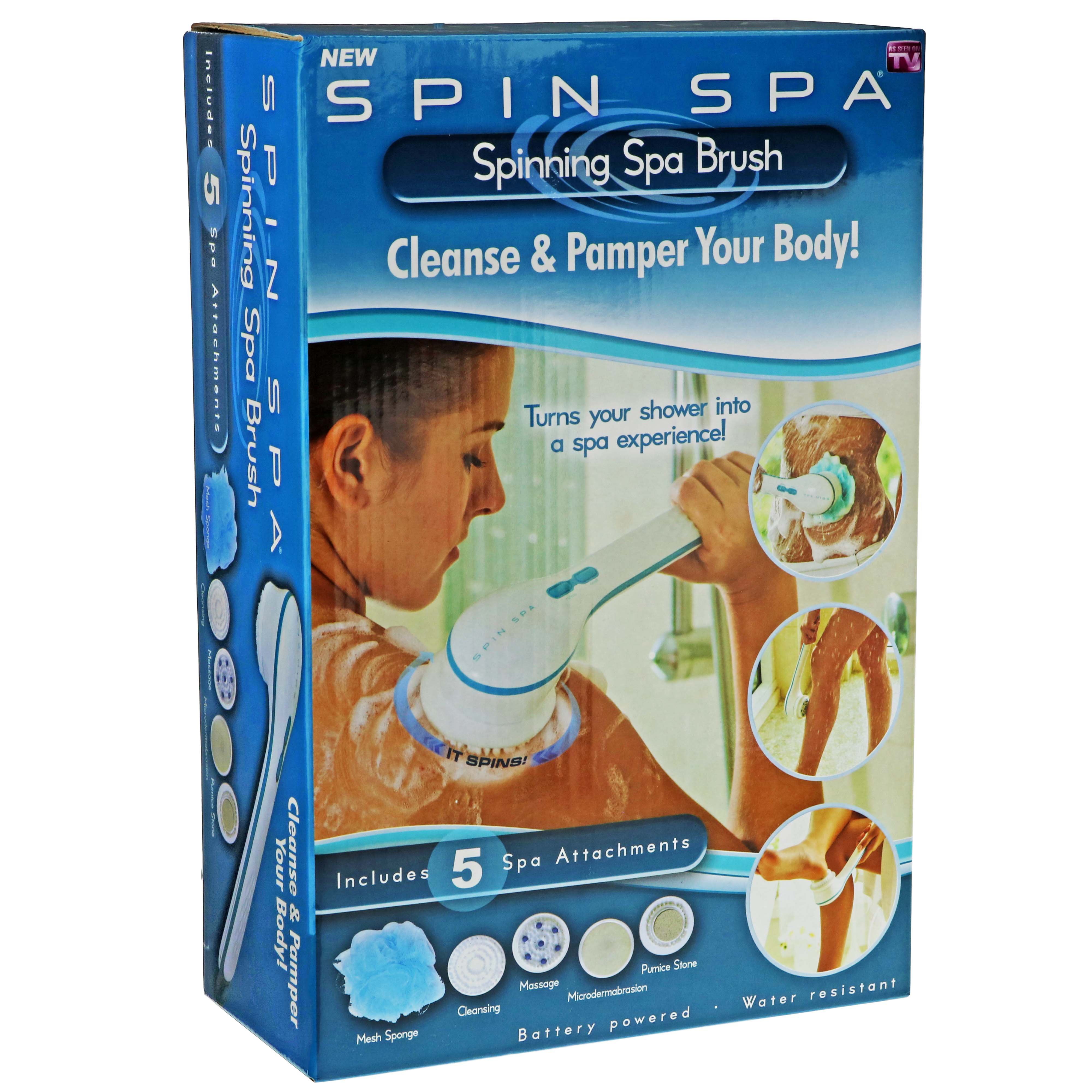 As Seen On TV Spin Spa Spinning Body Brush Shop Accessories at HEB