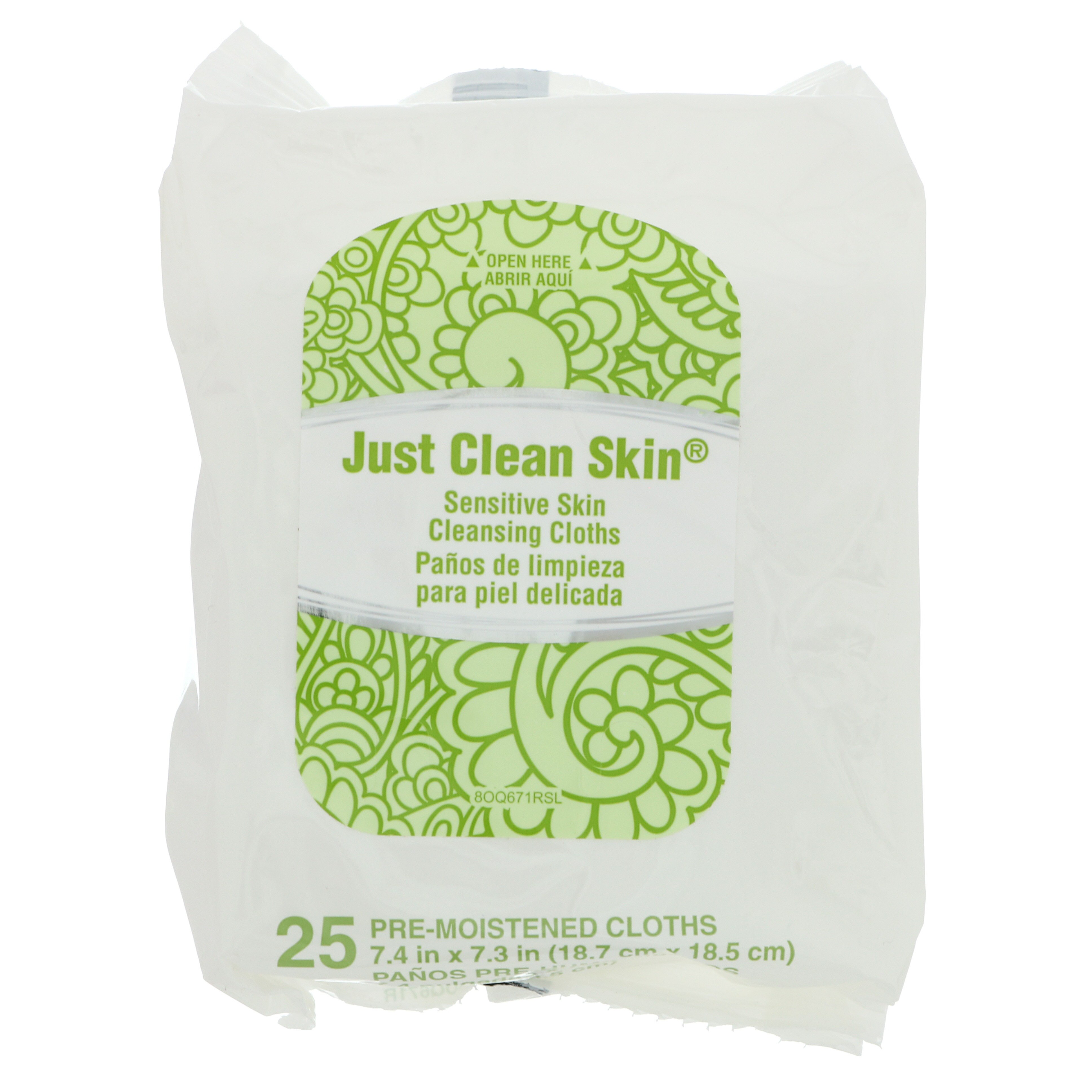 Just Clean Skin Sensitive Skin Cleansing Cloths Shop Cleansers