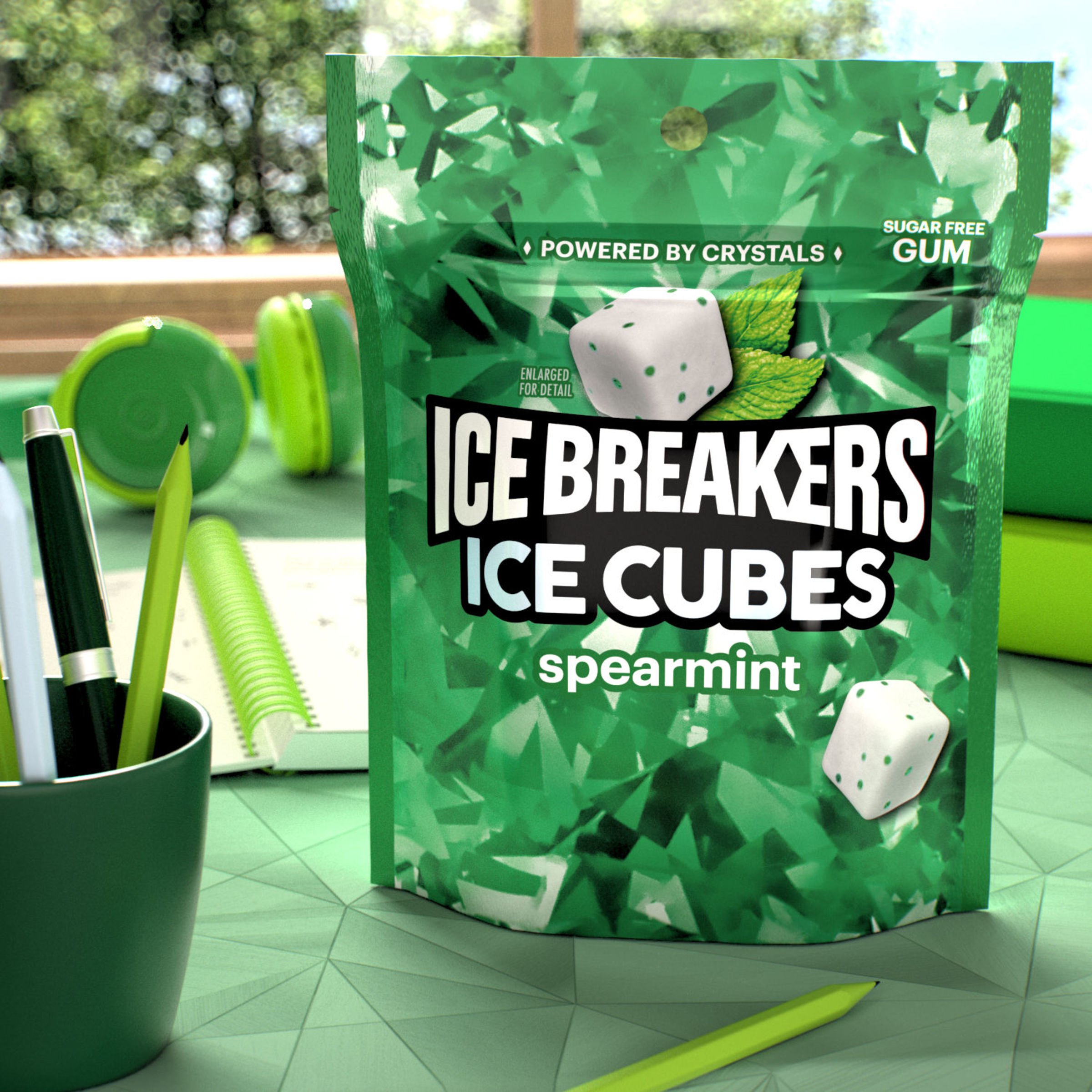 Ice Breakers Ice Cubes Sugar Free Chewing Gum - Bubble Breeze - Shop Gum &  Mints at H-E-B