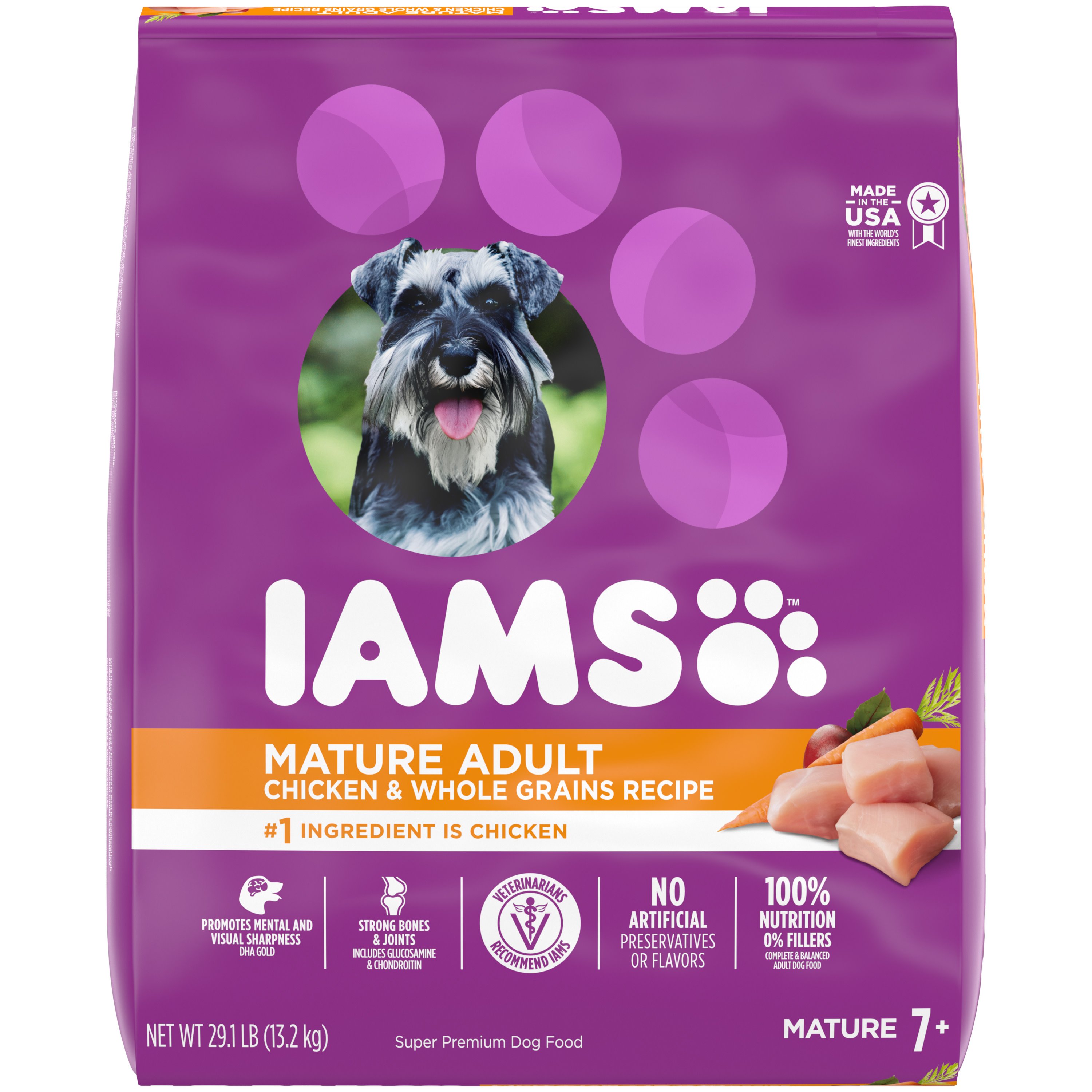 IAMS Mature Adult Dry Dog Food For Senior Dogs With Real Chicken Shop