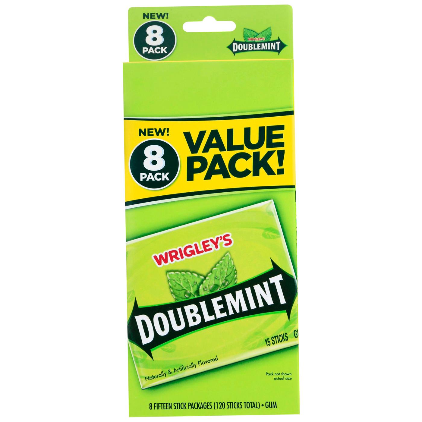 Wrigley's Doublemint Chewing Gum Value Pack, 8 Pk; image 1 of 6