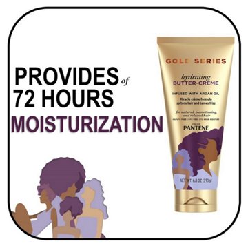 Pantene Gold Series Hydrating Butter Cream, 6.8 oz