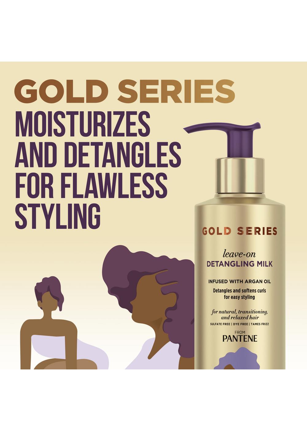 Pantene Gold Series Leave-On Detangling Milk; image 9 of 10