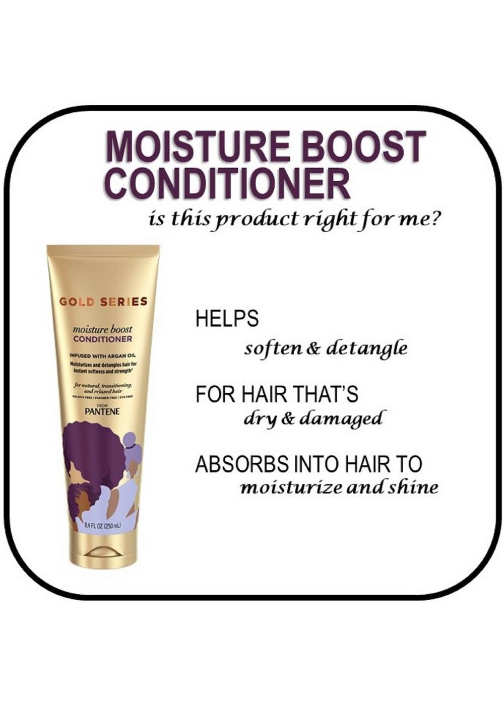Pantene Gold Series Moisture Boost Conditioner; image 8 of 8