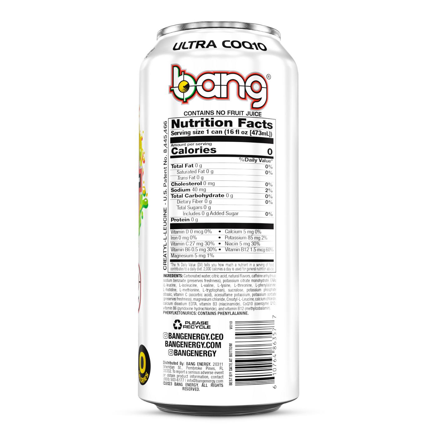 Bang Energy Drink Lemon Drop Shop Sports & energy drinks at HEB