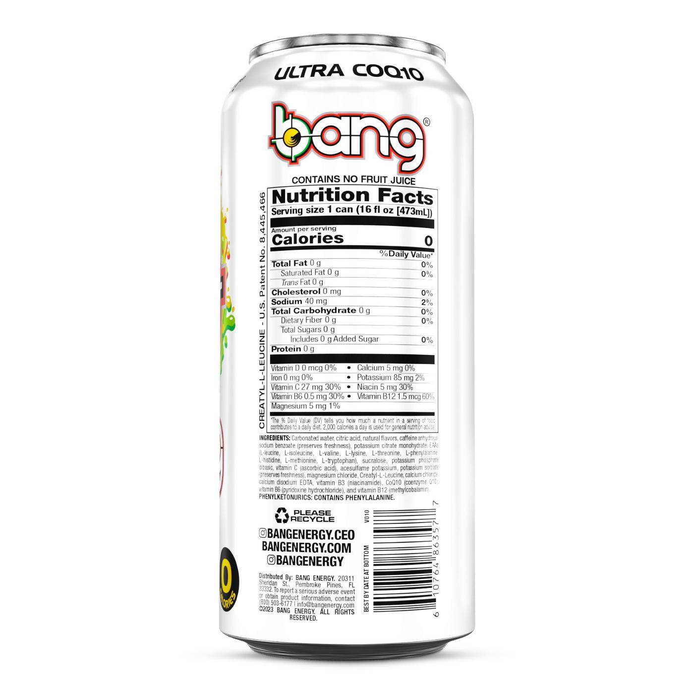 Bang Energy Drink - Lemon Drop; image 2 of 3