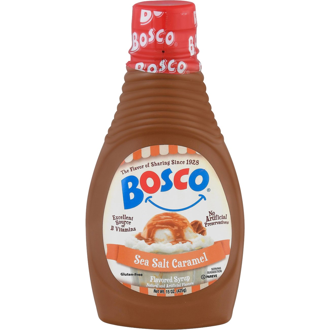 Bosco Sea Salt Caramel Syrup Shop Sundae Toppings at HEB