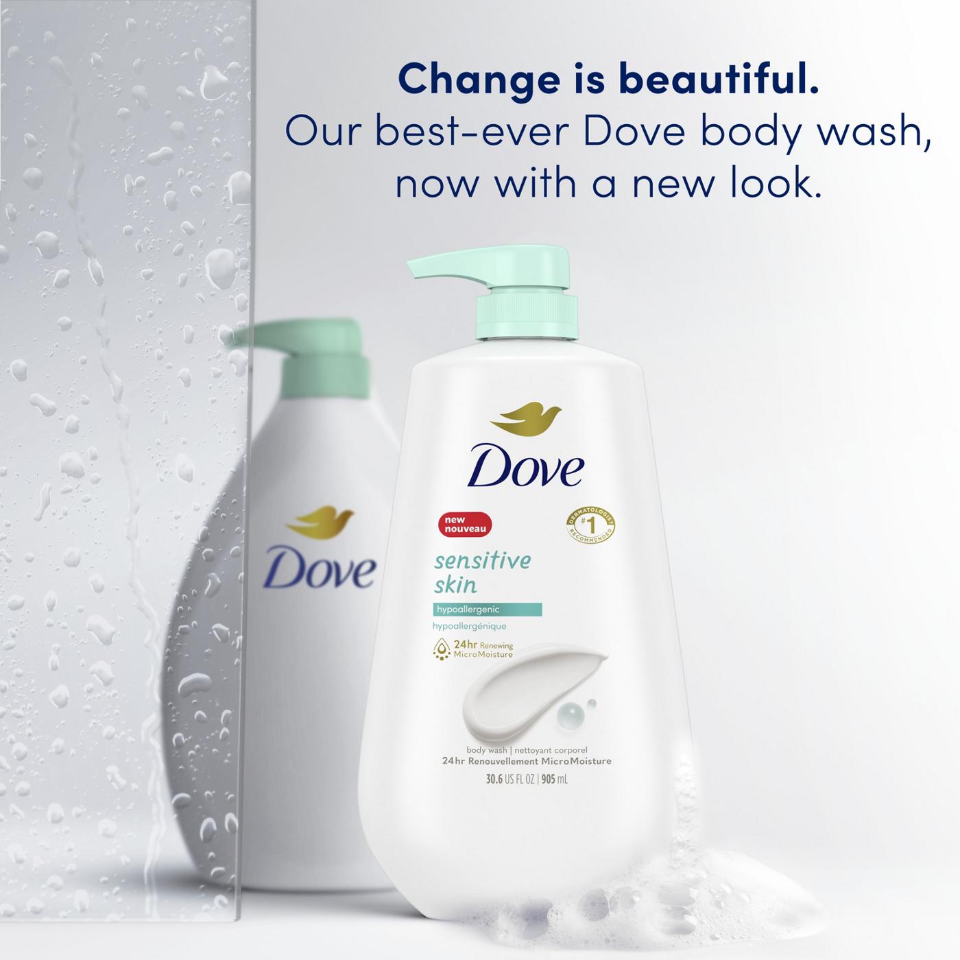 Dove Sensitive Skin Hypoallergenic Body Wash; image 7 of 9