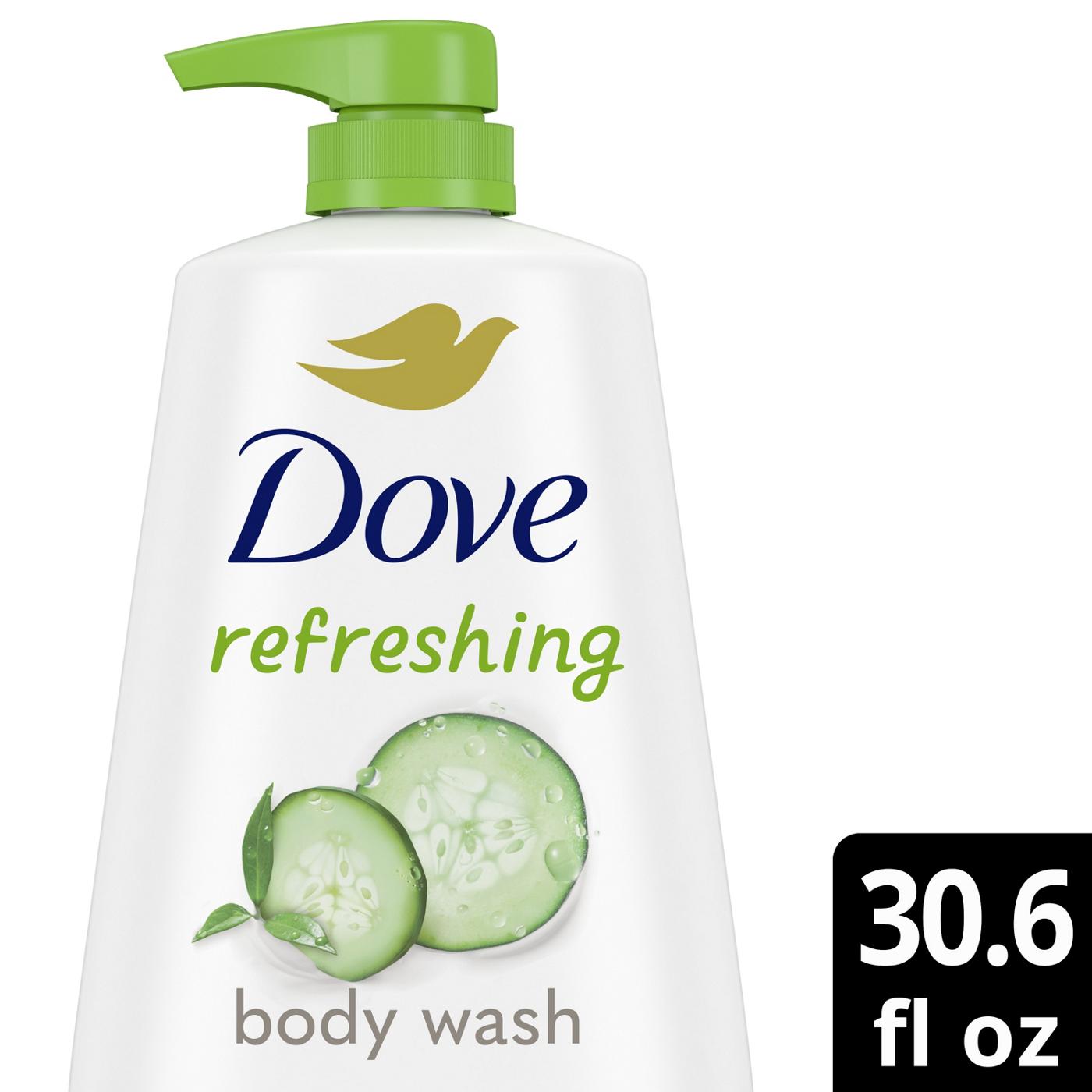 Dove Refreshing Body Wash with Pump - Cucumber & Green Tea ; image 8 of 9