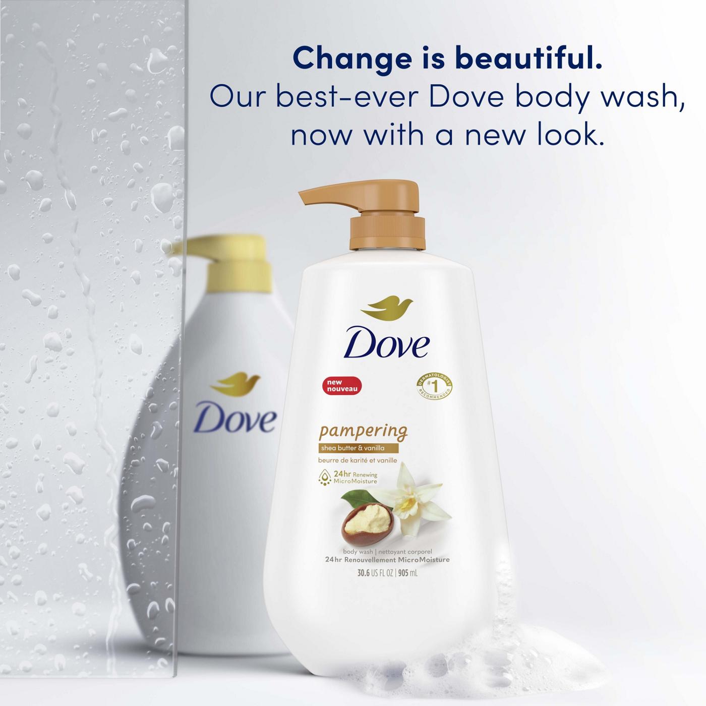 Dove Pampering Body Wash with Pump - Shea Butter & Vanilla ; image 7 of 9