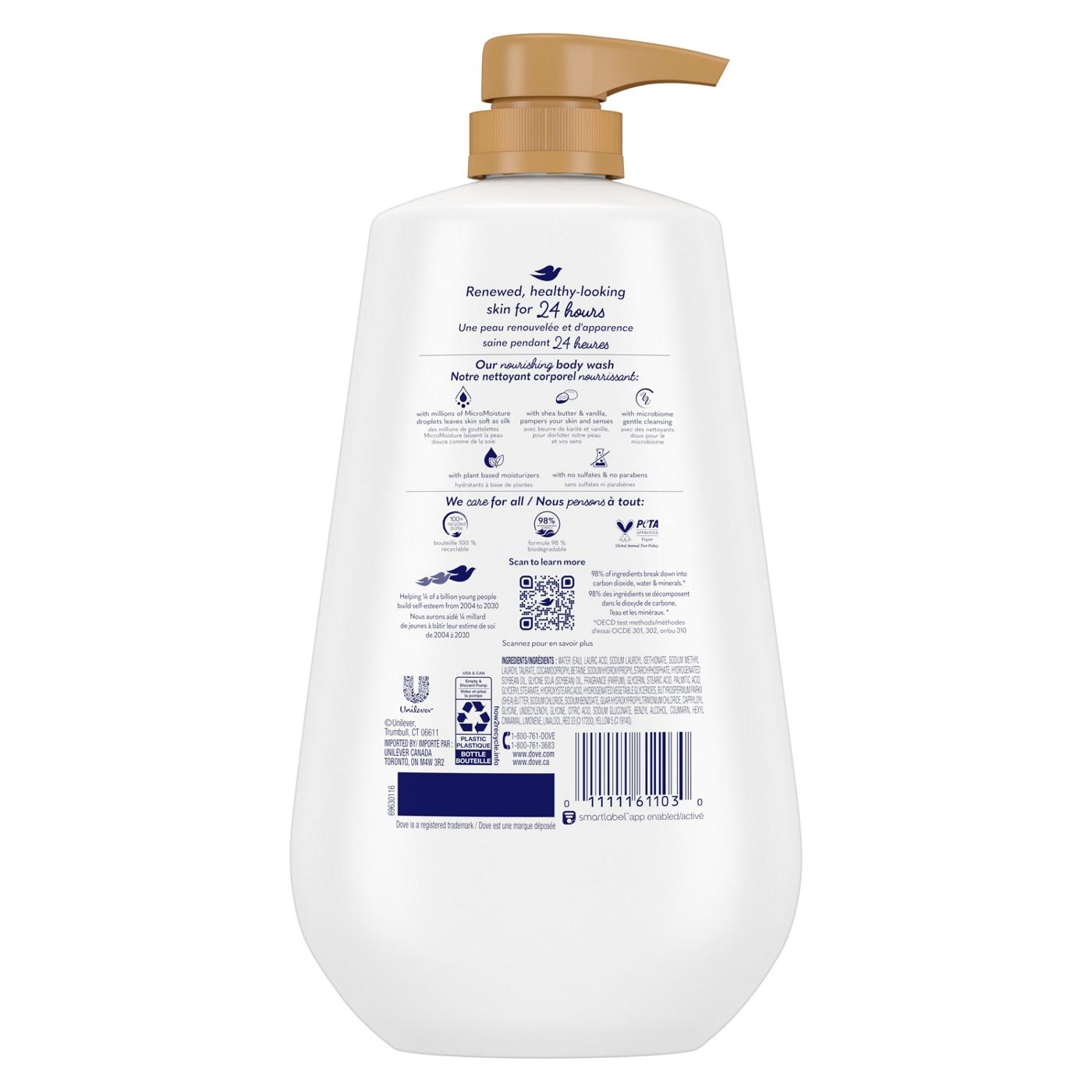 Dove Pampering Body Wash with Pump - Shea Butter & Vanilla ; image 8 of 9