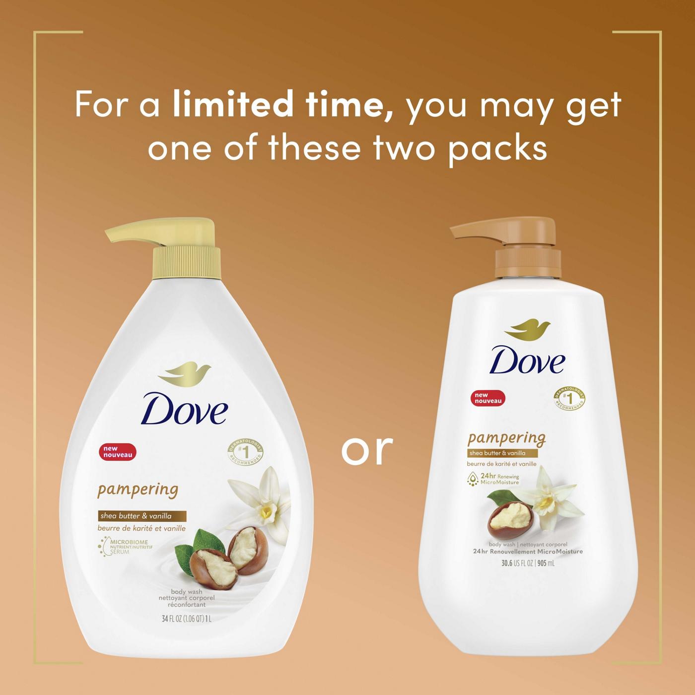 Dove Pampering Body Wash with Pump - Shea Butter & Vanilla ; image 9 of 9