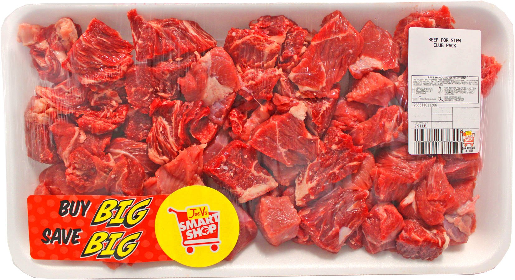 Joe V's Beef Stew Meat Club Pack Shop at HEB