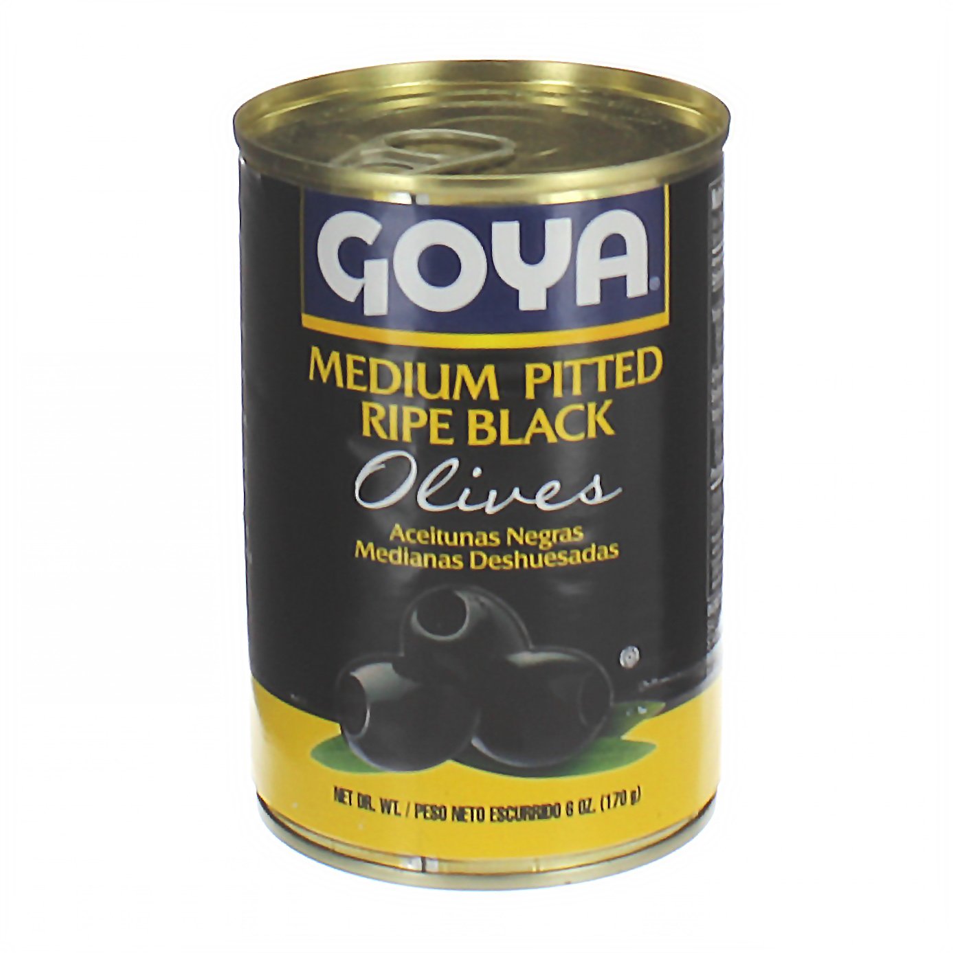 GOYA, MEDIUM PITTED RIPE BLACK OLIVES
