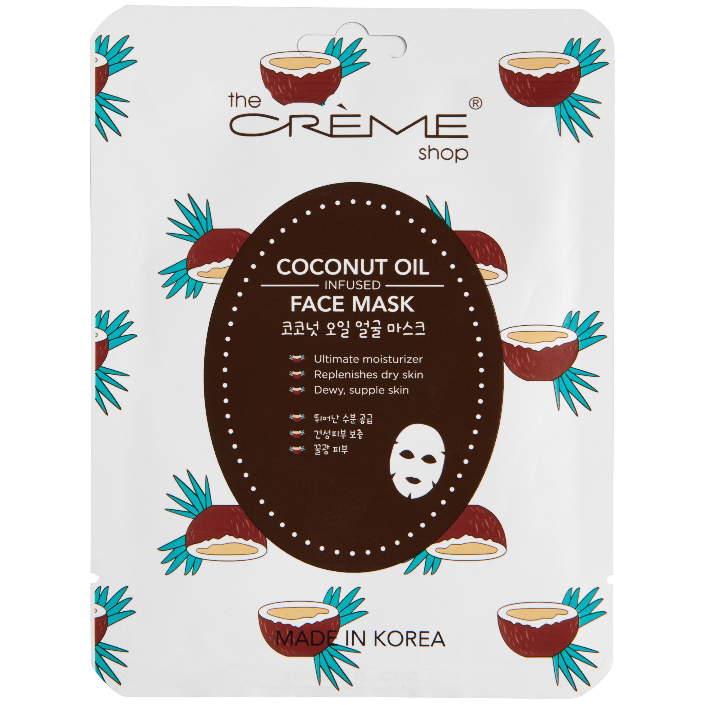 The Creme Shop Coconut Oil Infused Face Mask Shop Facial Masks