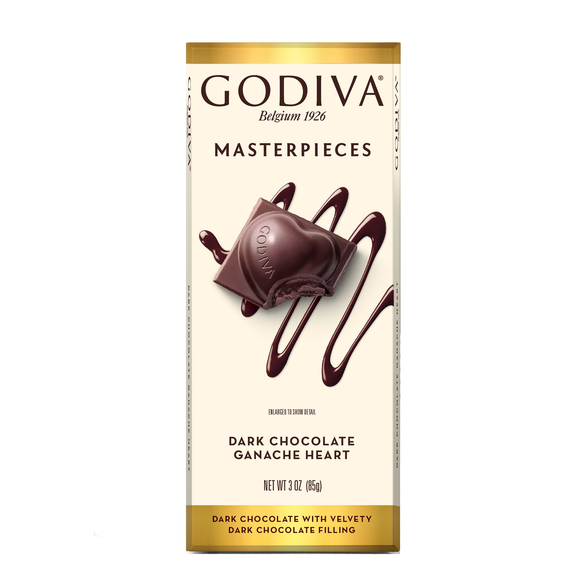 Godiva Dark Chocolate Ganache Heart Masterpieces Bar Shop Candy at HEB