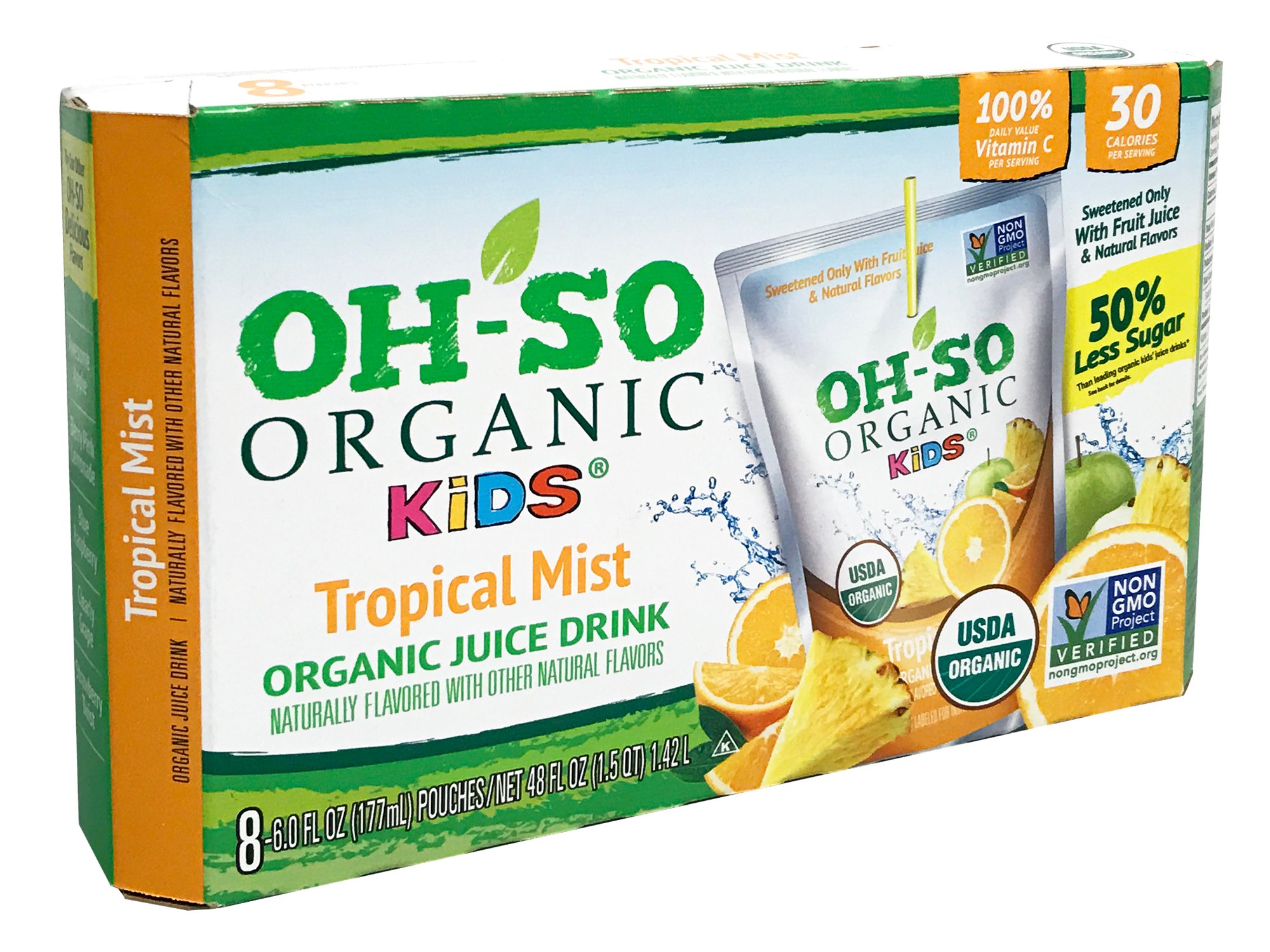 OHSO Organic Kids Tropical Mist Juice Drink Shop Juice at HEB