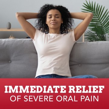 Orajel Severe Triple Medicated Fast - Acting Gel, 0.25 oz