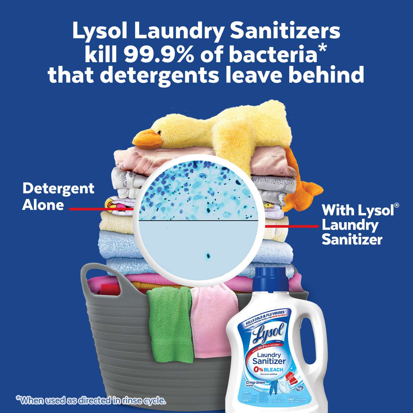 Lysol Crisp Linen Laundry Sanitizer; image 4 of 4