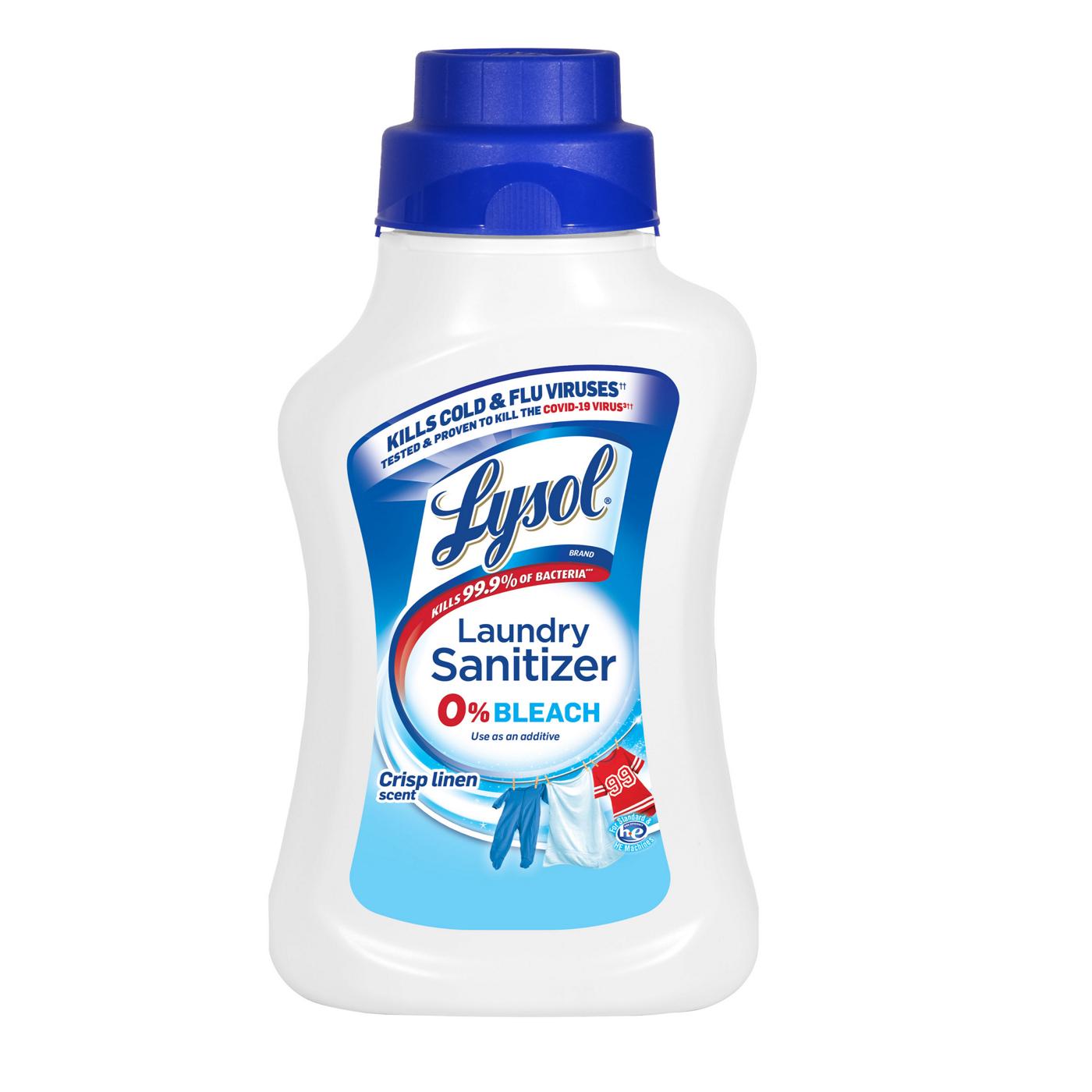 Lysol Laundry Sanitizer - Crisp Linen; image 1 of 10