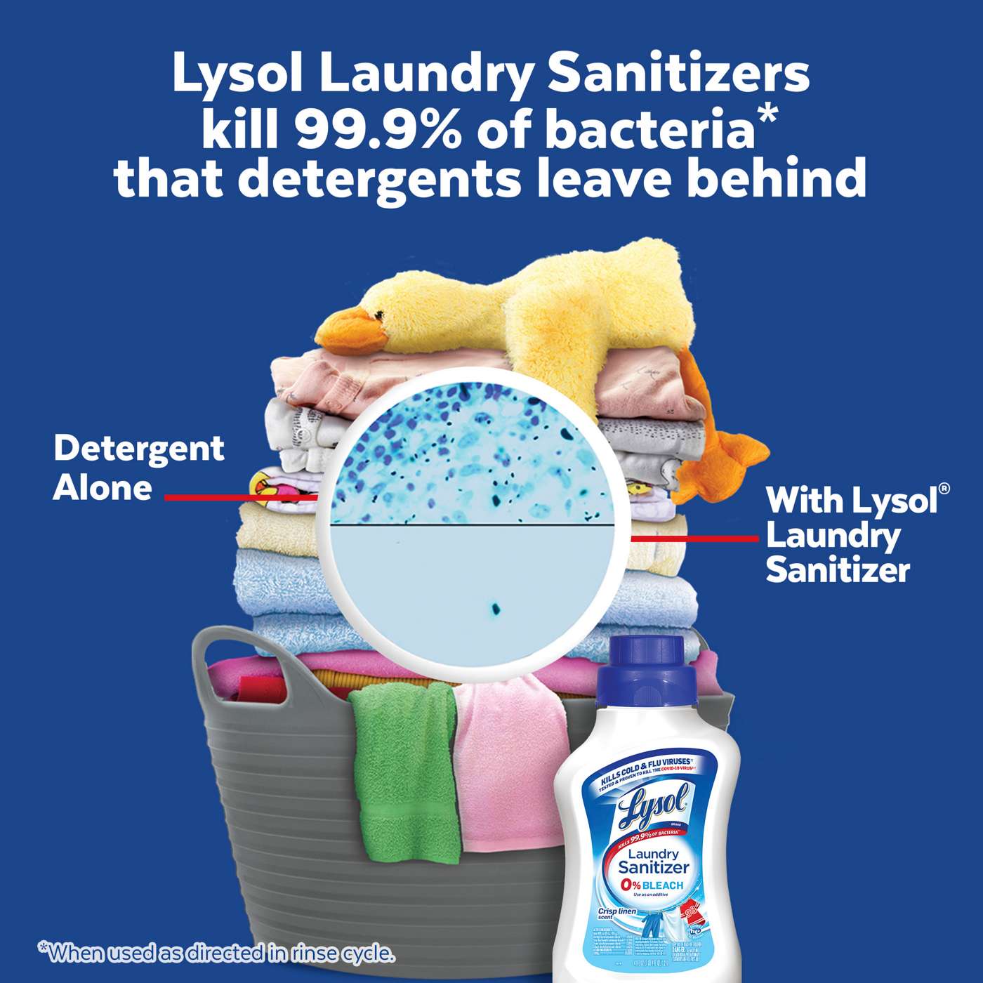 Lysol Crisp Linen Laundry Sanitizer; image 2 of 6
