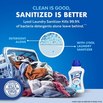 Lysol Laundry Sanitizer - Crisp Linen, 41 oz
